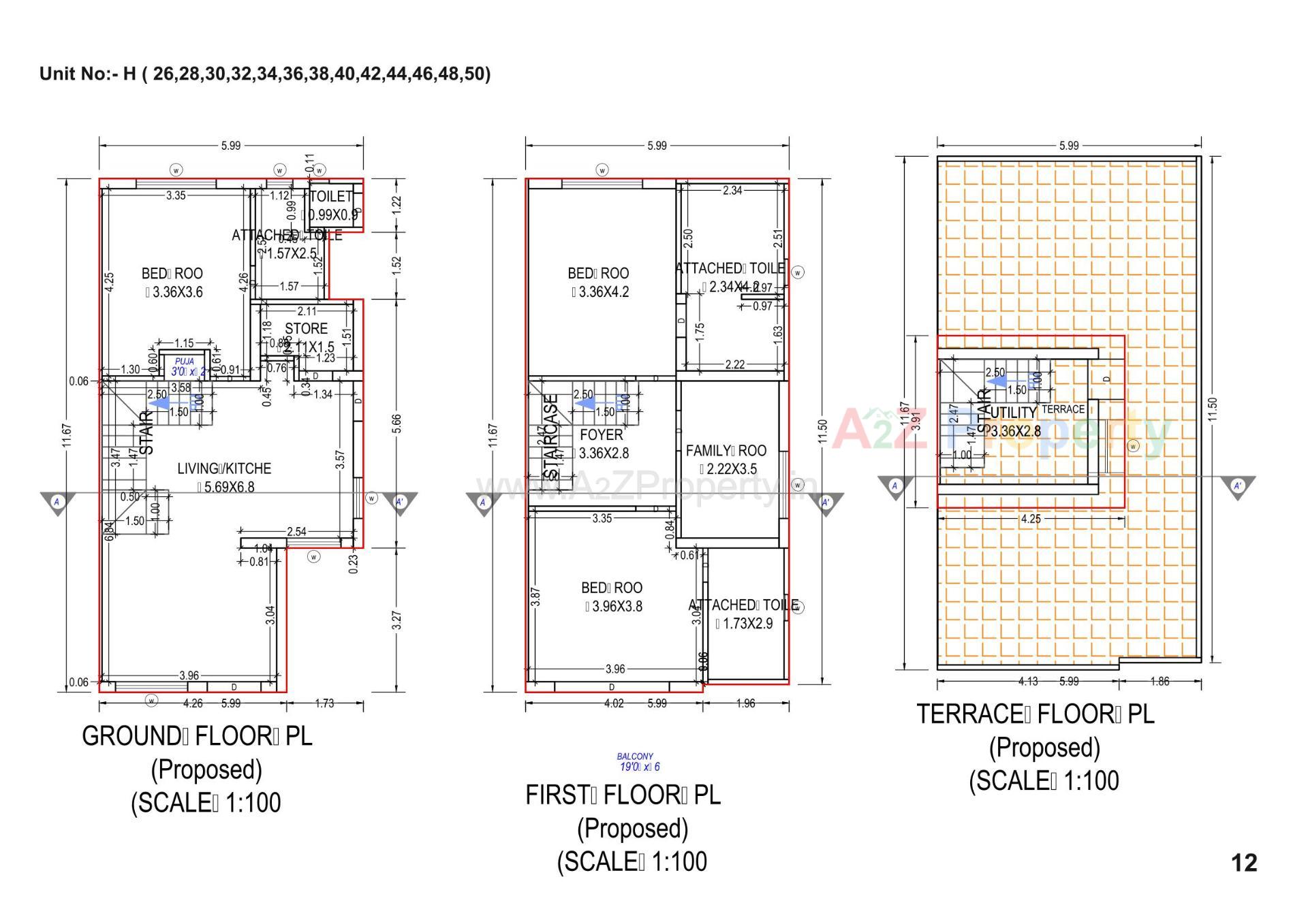 Layout of real estate project Akshardham Residency located at Palanpur, Banaskantha, Gujarat