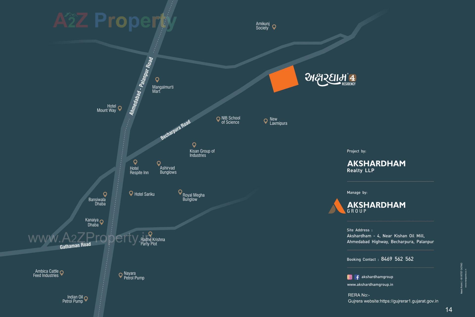  of real estate project Akshardham Residency located at Palanpur, Banaskantha, Gujarat
