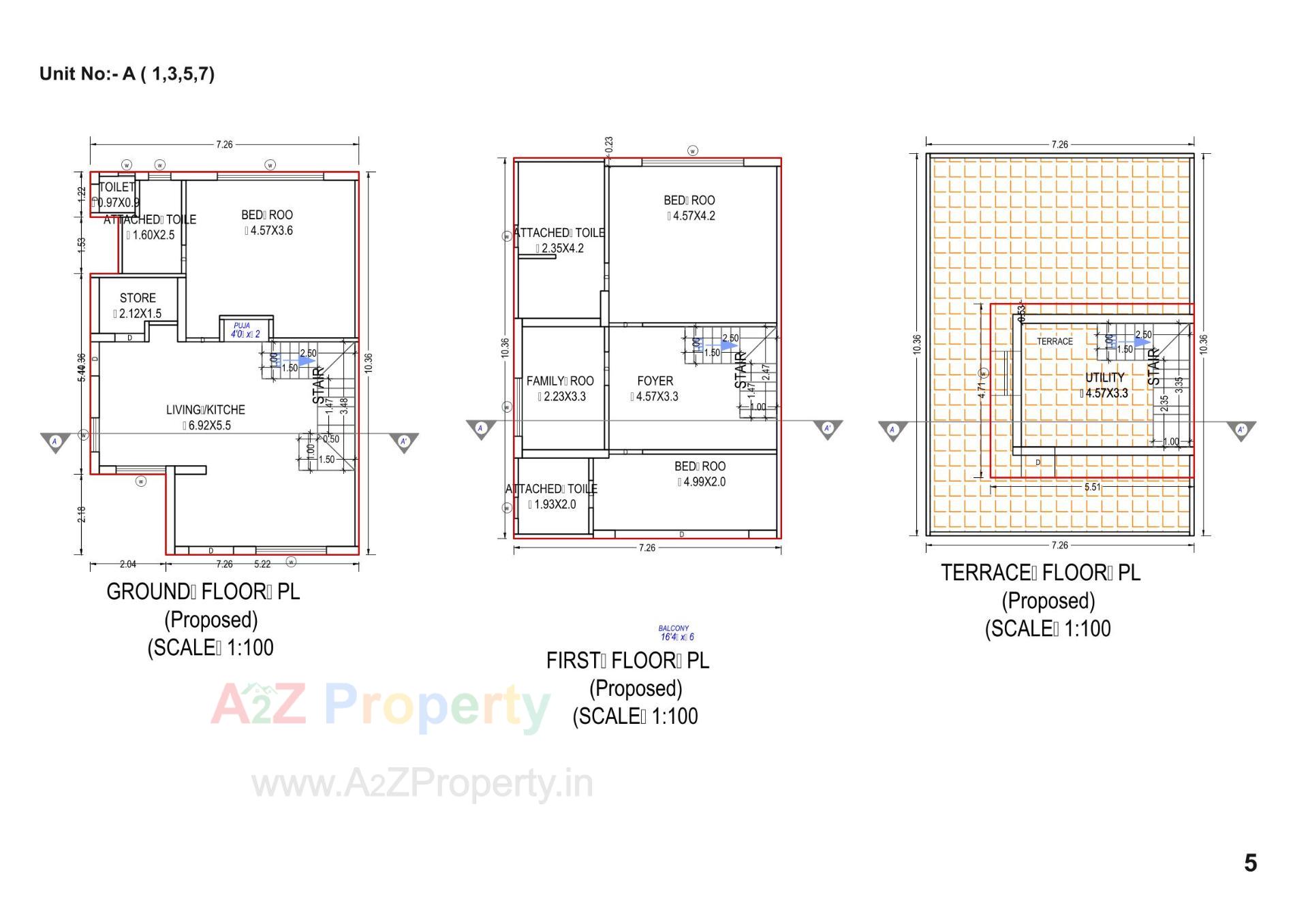 Layout of real estate project Akshardham Residency located at Palanpur, Banaskantha, Gujarat