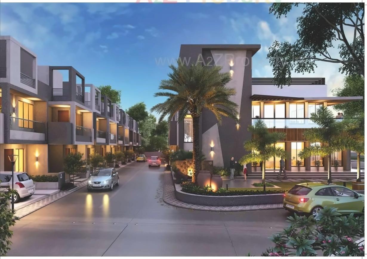 3D Elevation of real estate project Akshatam located at Banaskantha, Banaskantha, Gujarat