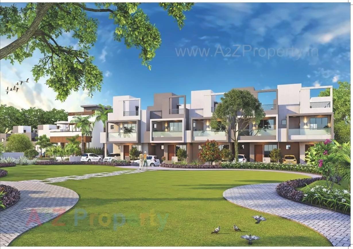 3D Elevation of real estate project Akshatam located at Banaskantha, Banaskantha, Gujarat