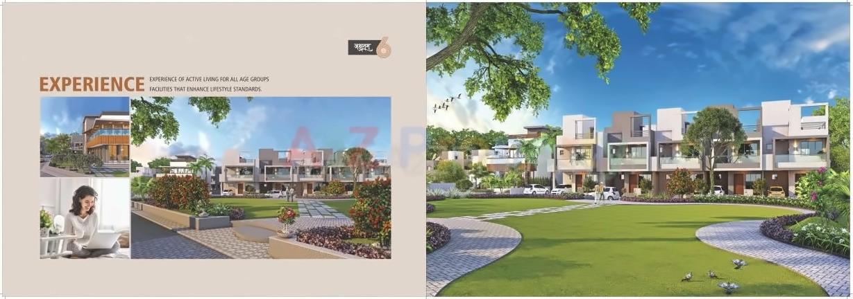 3D Elevation of real estate project Akshatam located at Banaskantha, Banaskantha, Gujarat