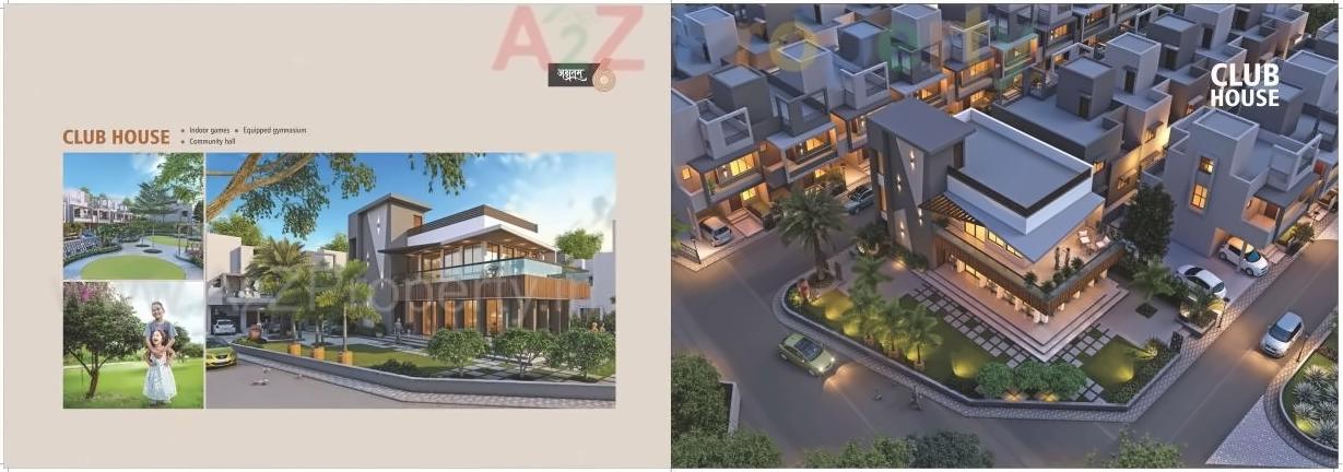 3D Elevation of real estate project Akshatam located at Banaskantha, Banaskantha, Gujarat