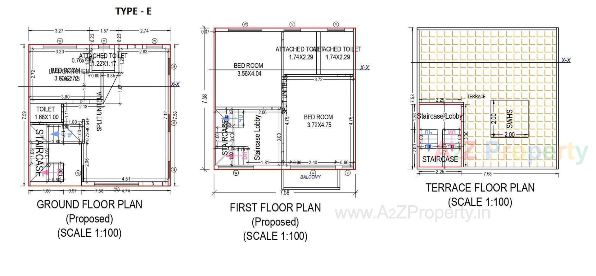 Layout of real estate project Akshatam Saptam located at Palanpur, Banaskantha, Gujarat