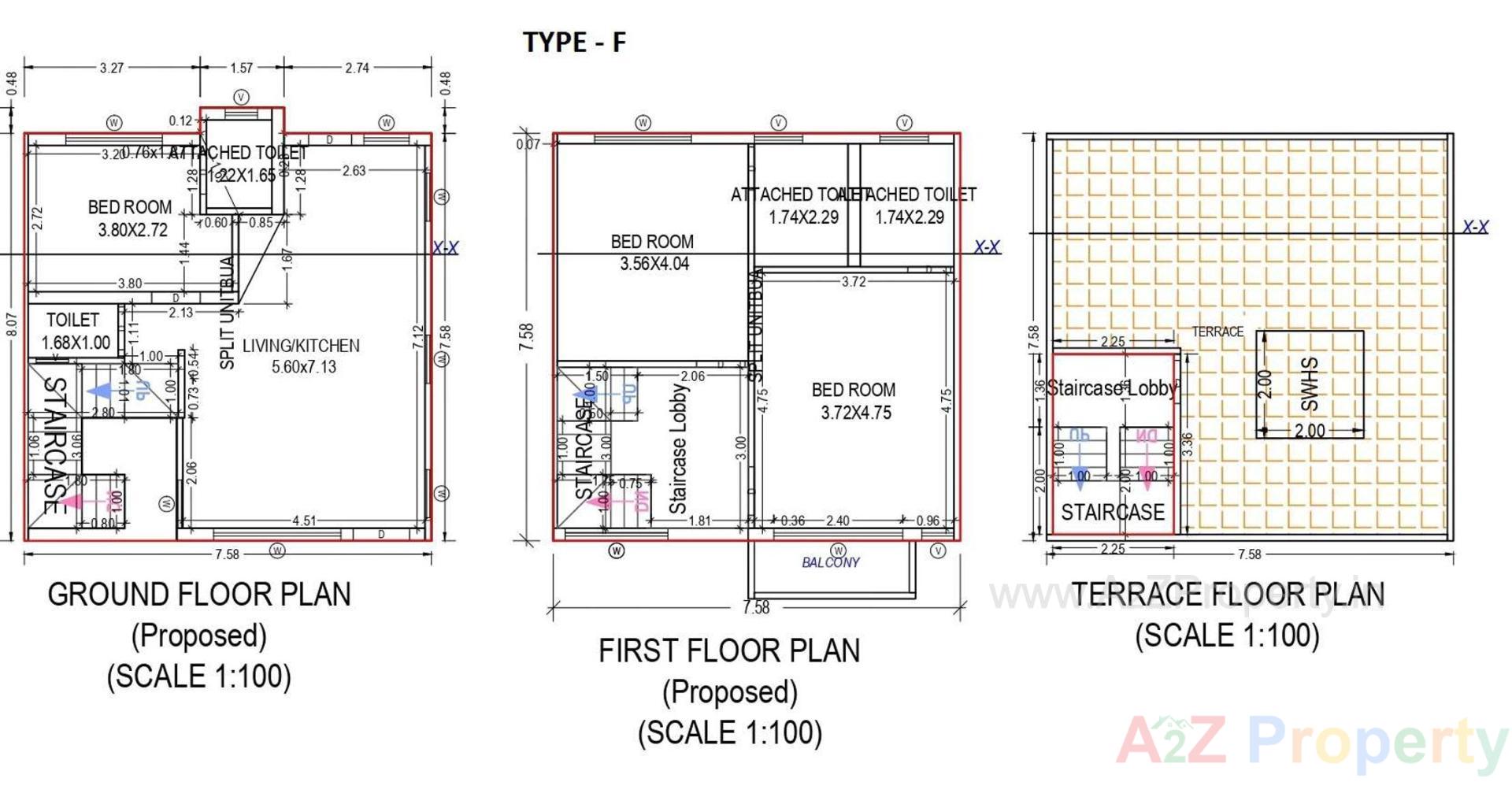 Layout of real estate project Akshatam Saptam located at Palanpur, Banaskantha, Gujarat