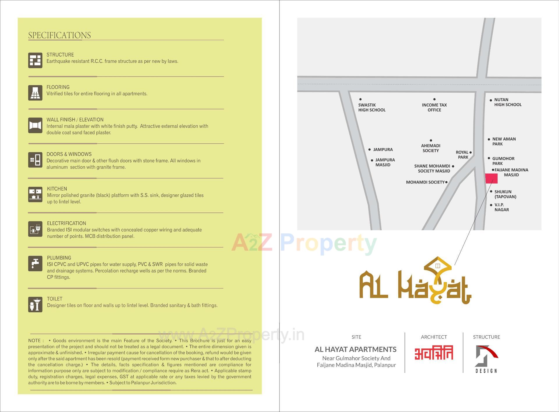  of real estate project Al Hayat located at Palanpur, Banaskantha, Gujarat