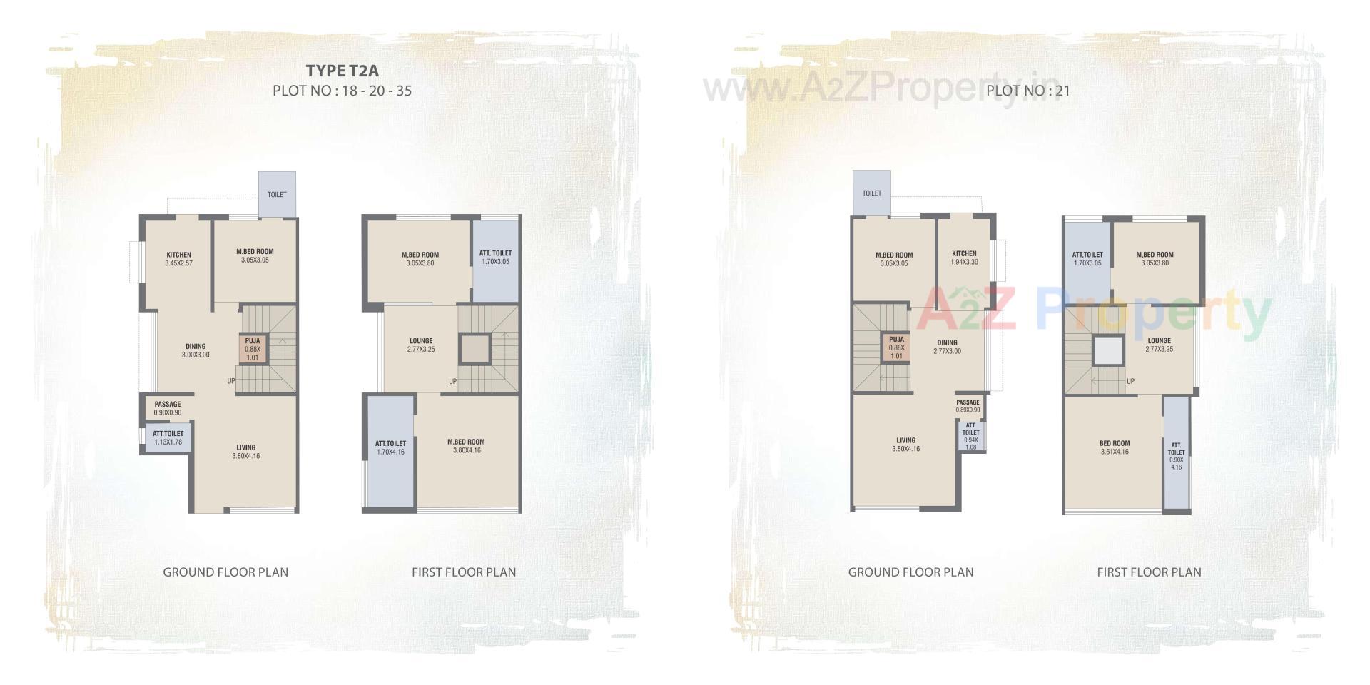 Layout of real estate project Amrutam Bungalows located at Palanpur, Banaskantha, Gujarat