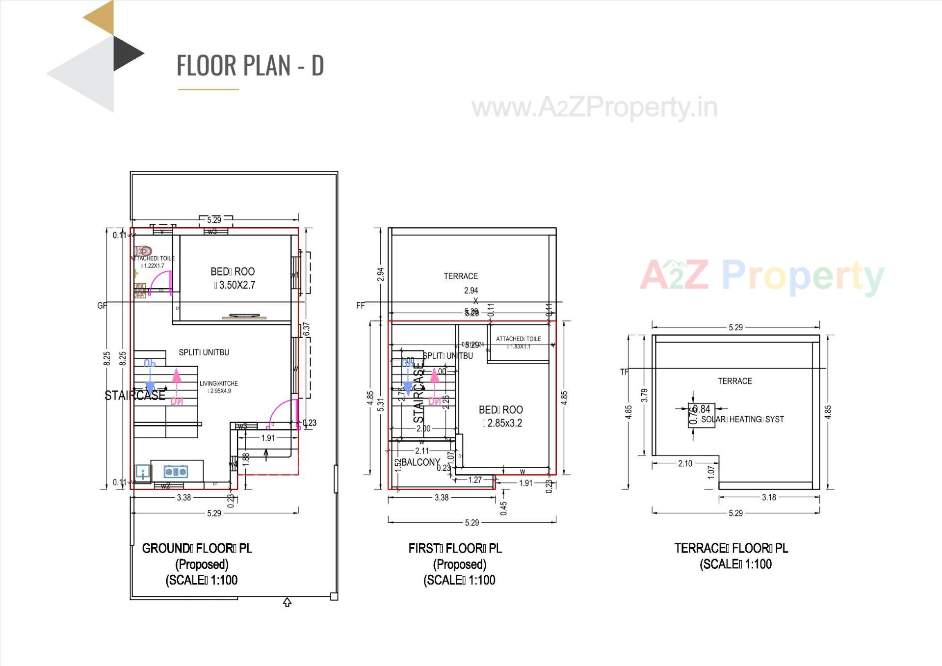 Layout of real estate project Ashirwad Bungalows located at Palanpur, Banaskantha, Gujarat