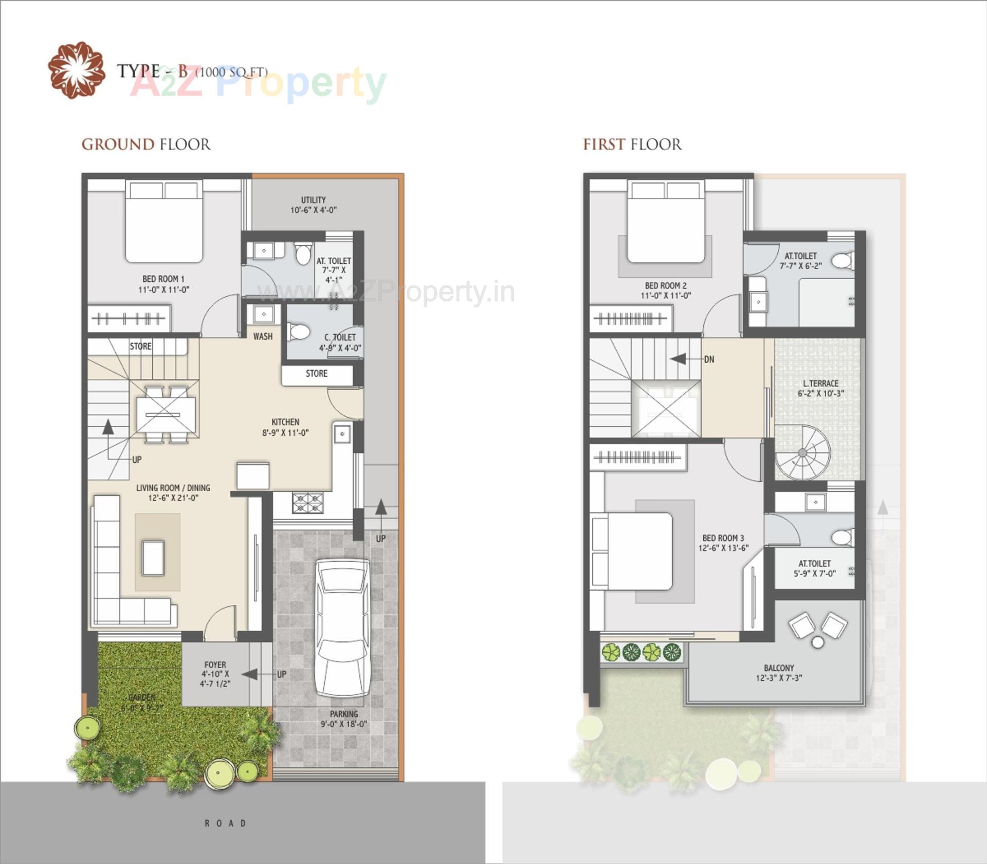 Layout of real estate project Avadh Greens located at Palanpur, Banaskantha, Gujarat