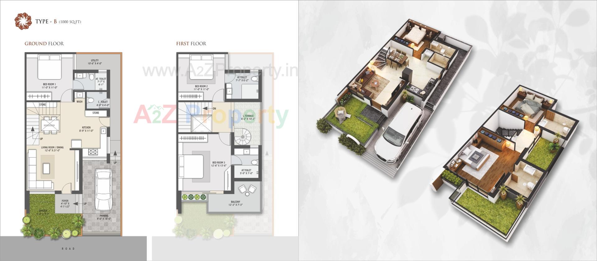 Layout of real estate project Avadh Greens located at Palanpur, Banaskantha, Gujarat