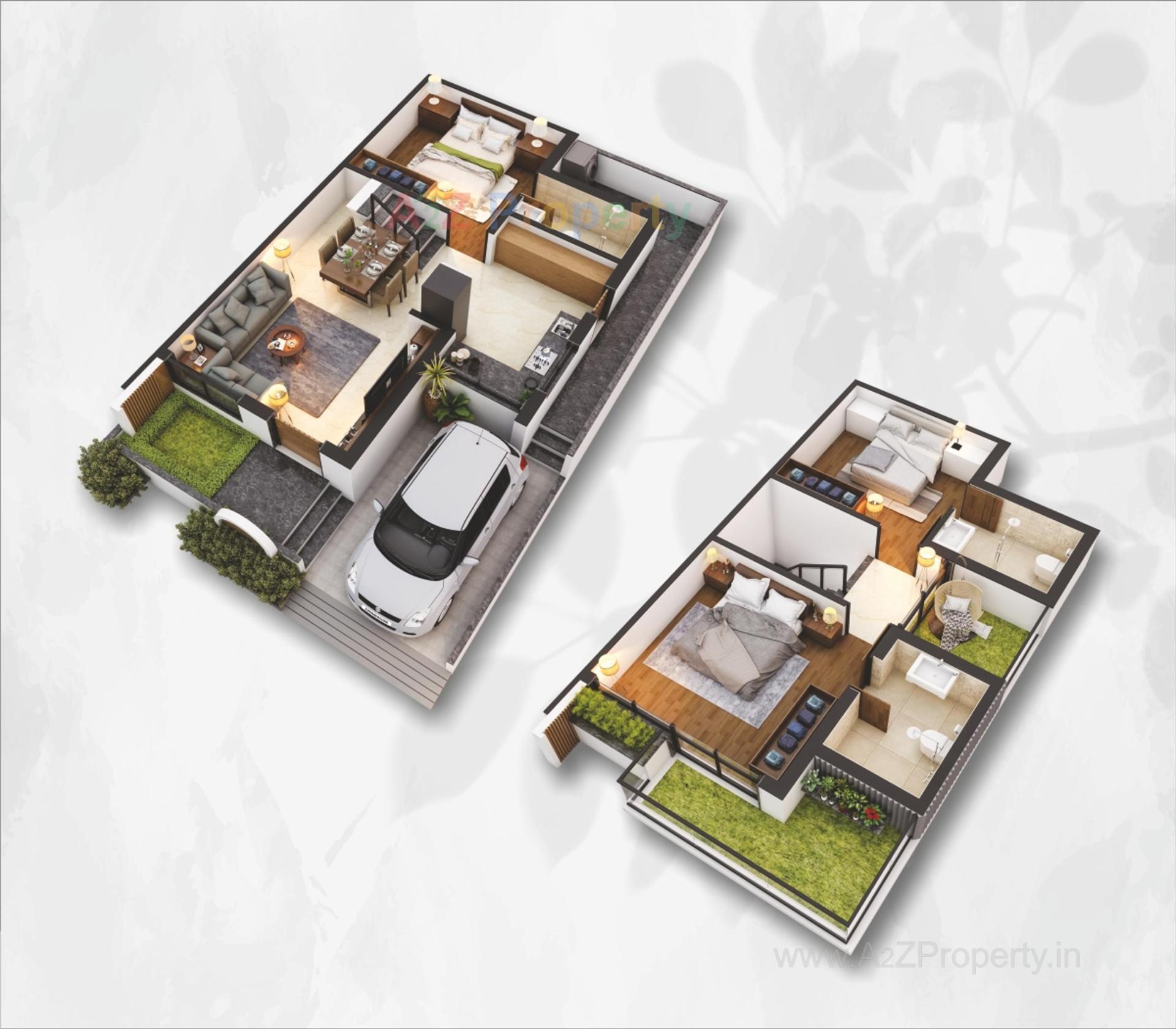 Layout of real estate project Avadh Greens located at Palanpur, Banaskantha, Gujarat