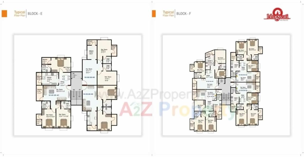 Layout of real estate project Bhagwati Retreat located at Ambaji, Banaskantha, Gujarat