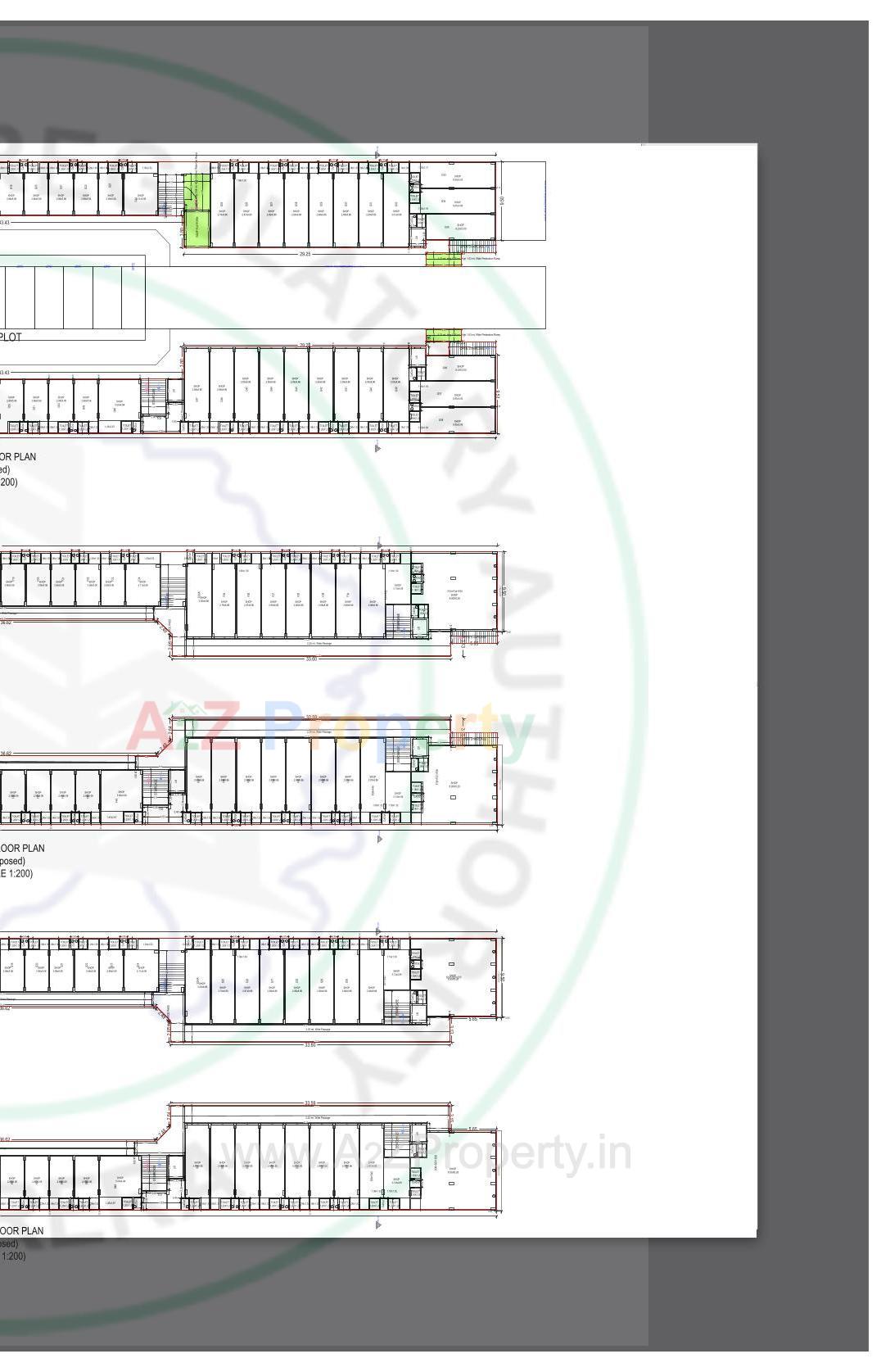 Layout of real estate project Deesa Bazar located at Deesa, Banaskantha, Gujarat