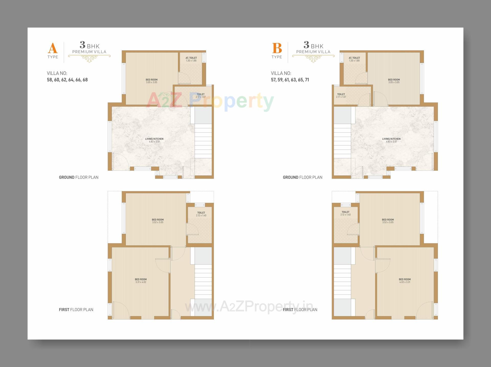 Layout of real estate project Gajanan Paradise Villa located at Palanpur, Banaskantha, Gujarat