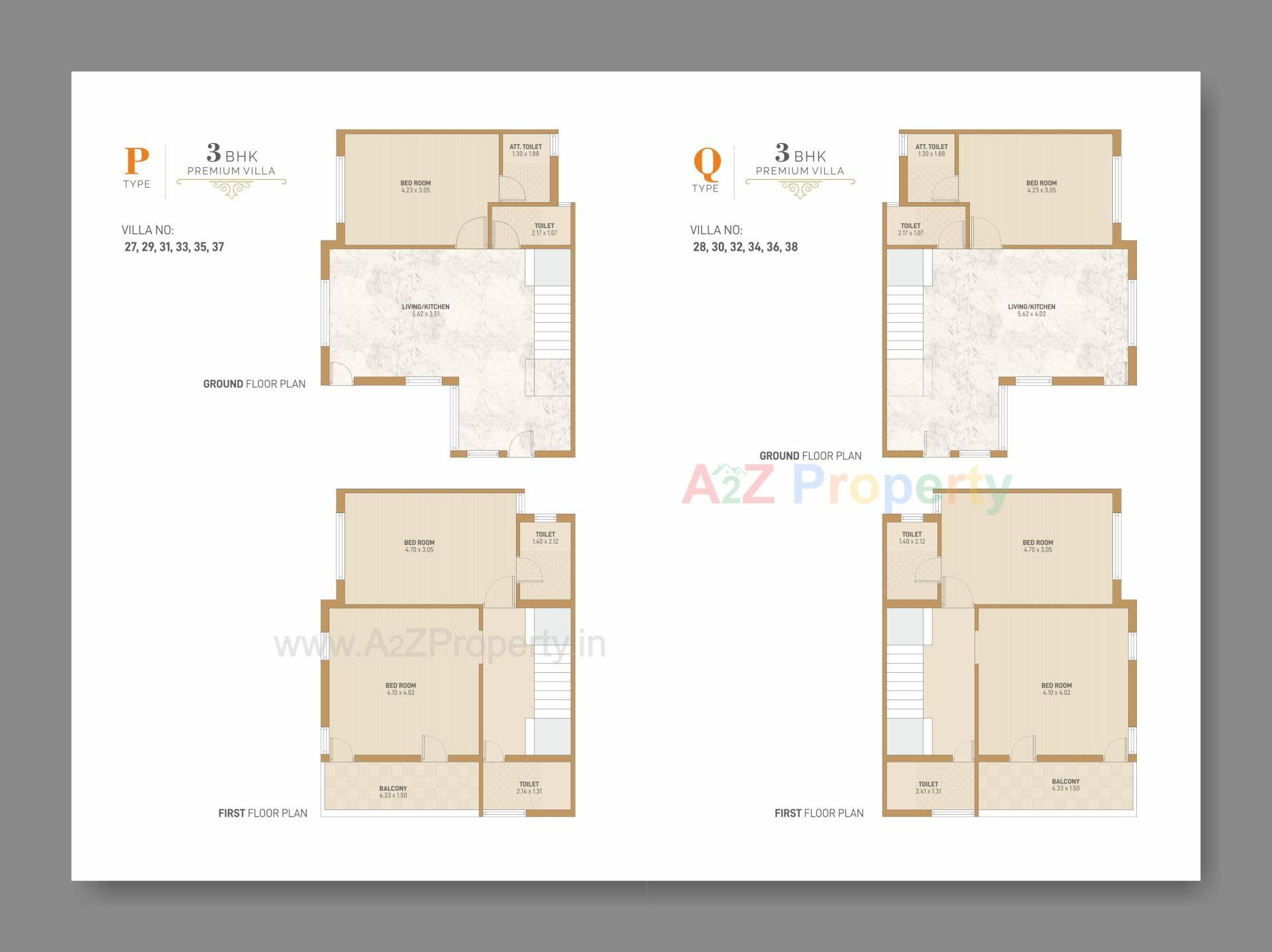 Layout of real estate project Gajanan Paradise Villa located at Palanpur, Banaskantha, Gujarat