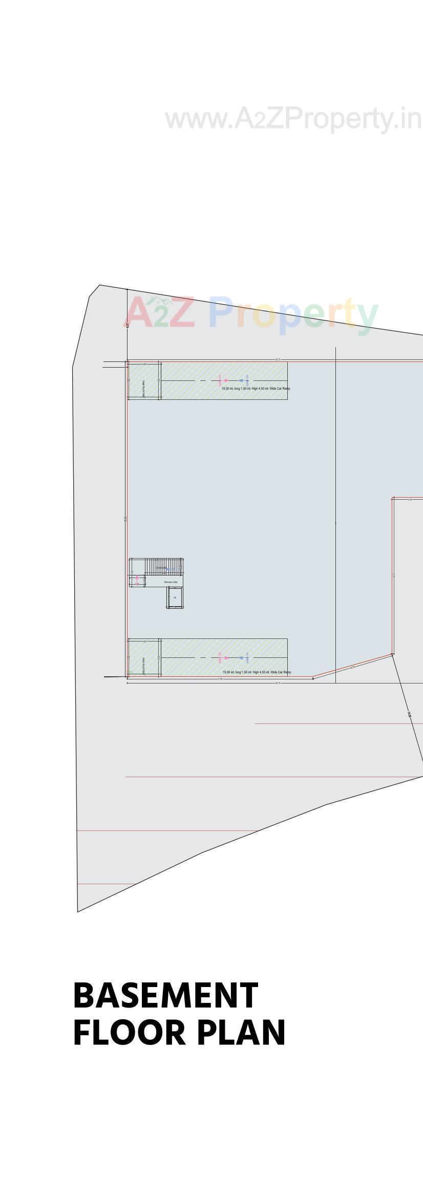 Layout of real estate project Gokuldham Arcade located at Palanpur, Banaskantha, Gujarat