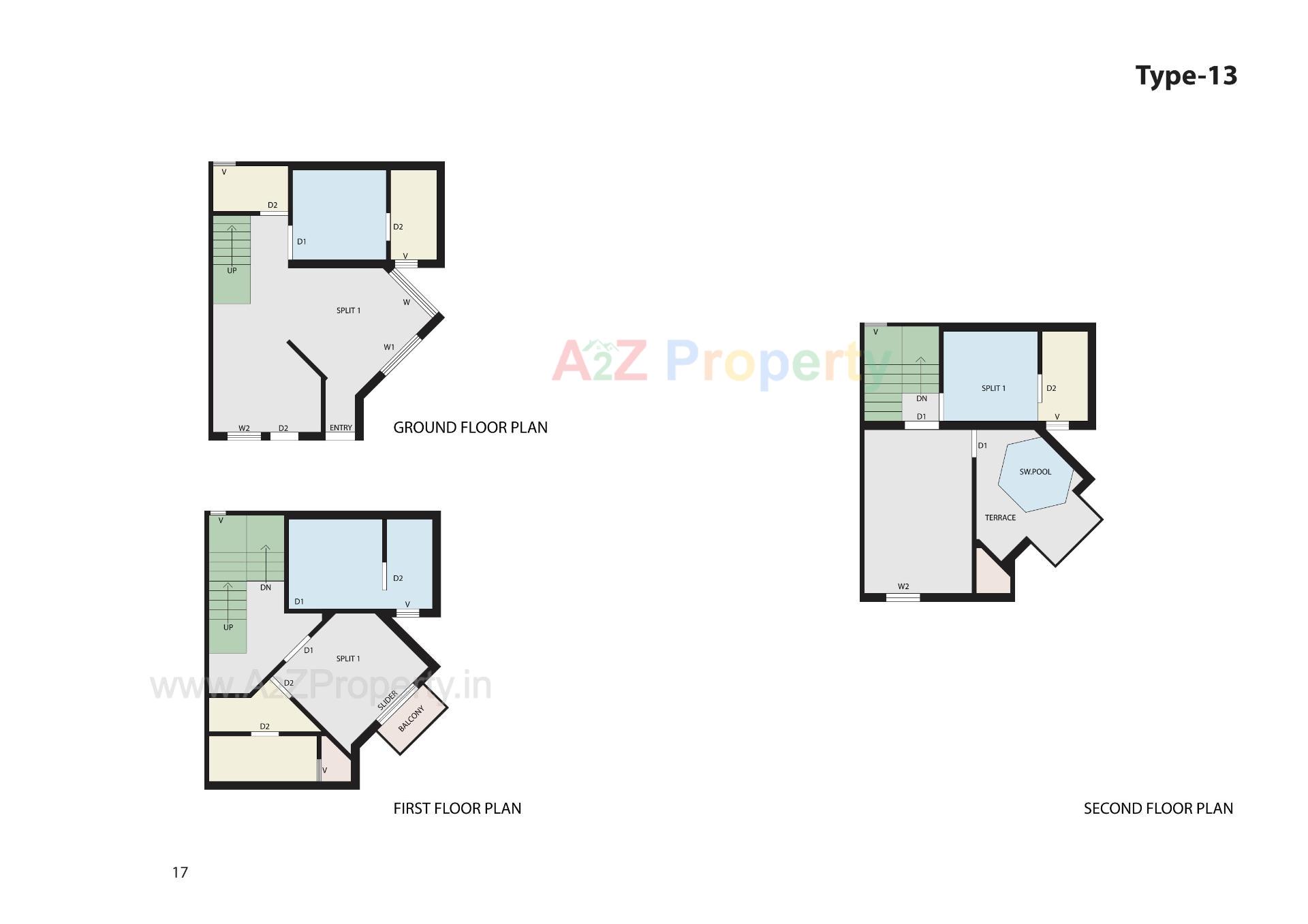 Layout of real estate project Gokuldham Gardenia located at Palanpur, Banaskantha, Gujarat