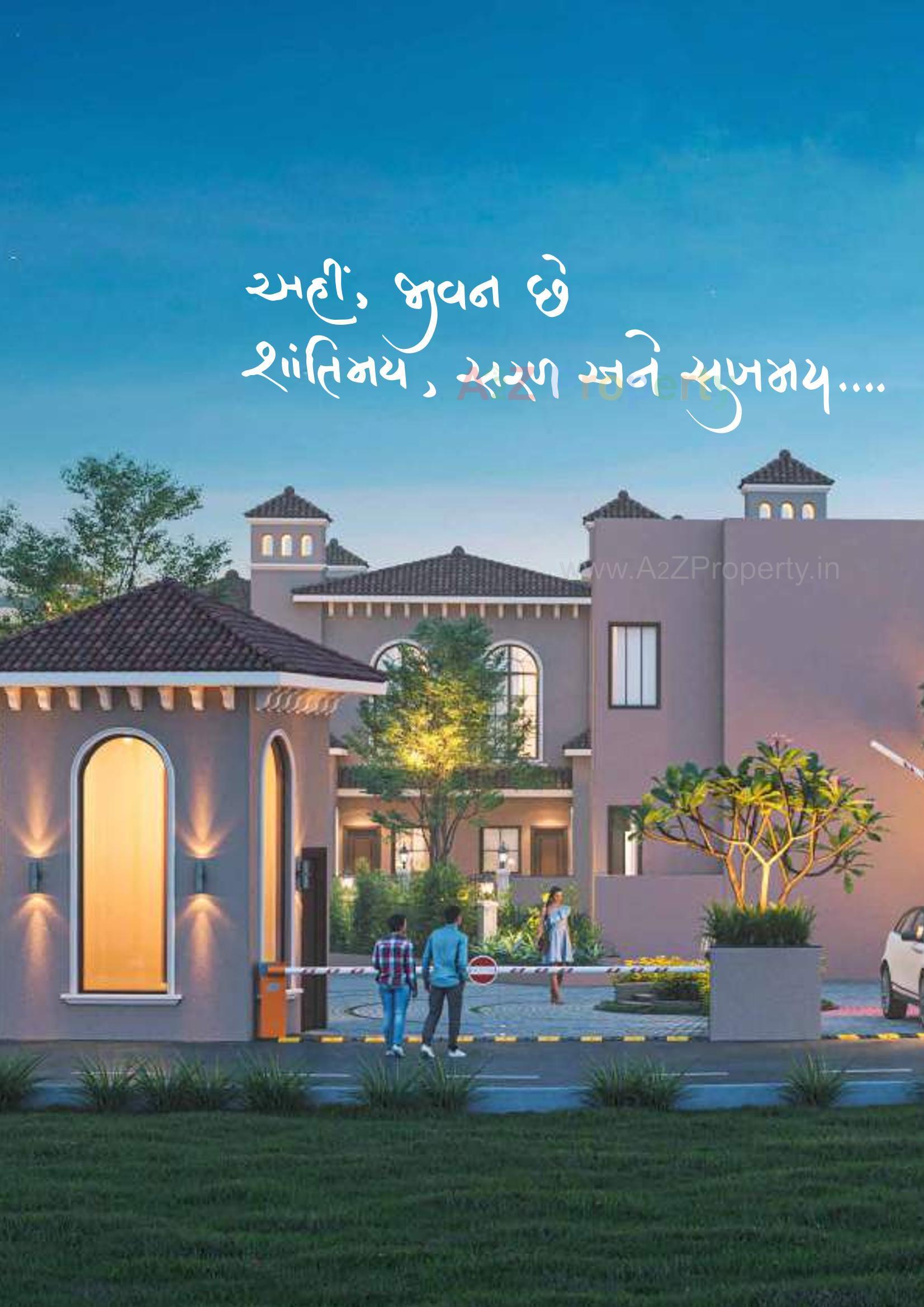 3D Elevation of real estate project Gokuldham Gardenia located at Palanpur, Banaskantha, Gujarat