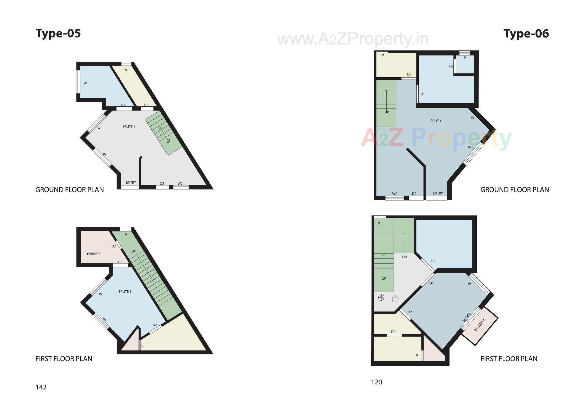 Layout of real estate project Gokuldham Gardenia located at Palanpur, Banaskantha, Gujarat