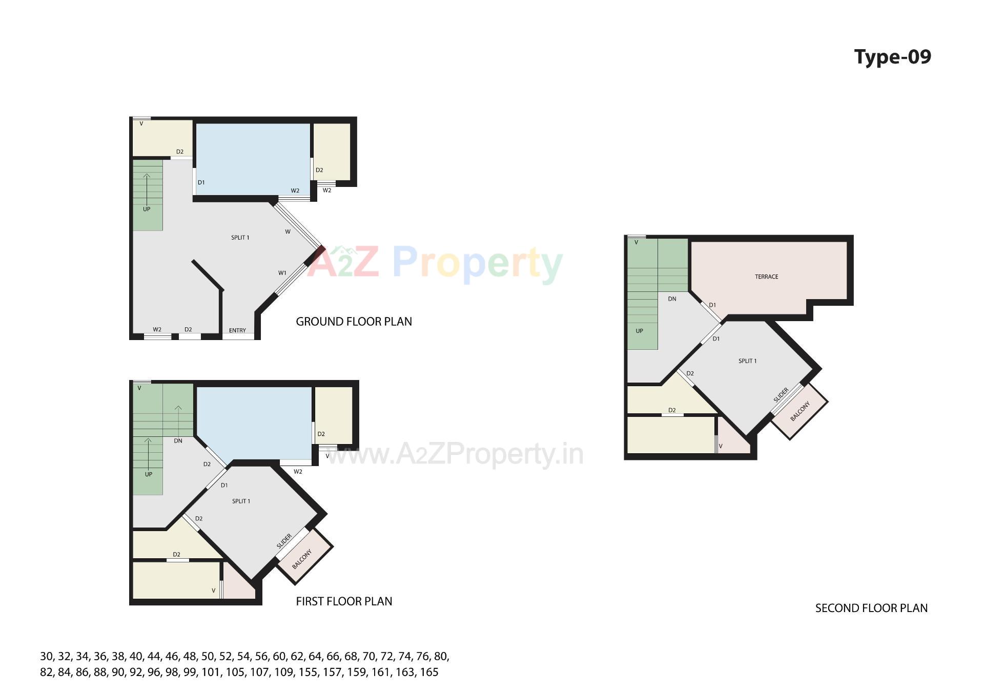 Layout of real estate project Gokuldham Gardenia located at Palanpur, Banaskantha, Gujarat
