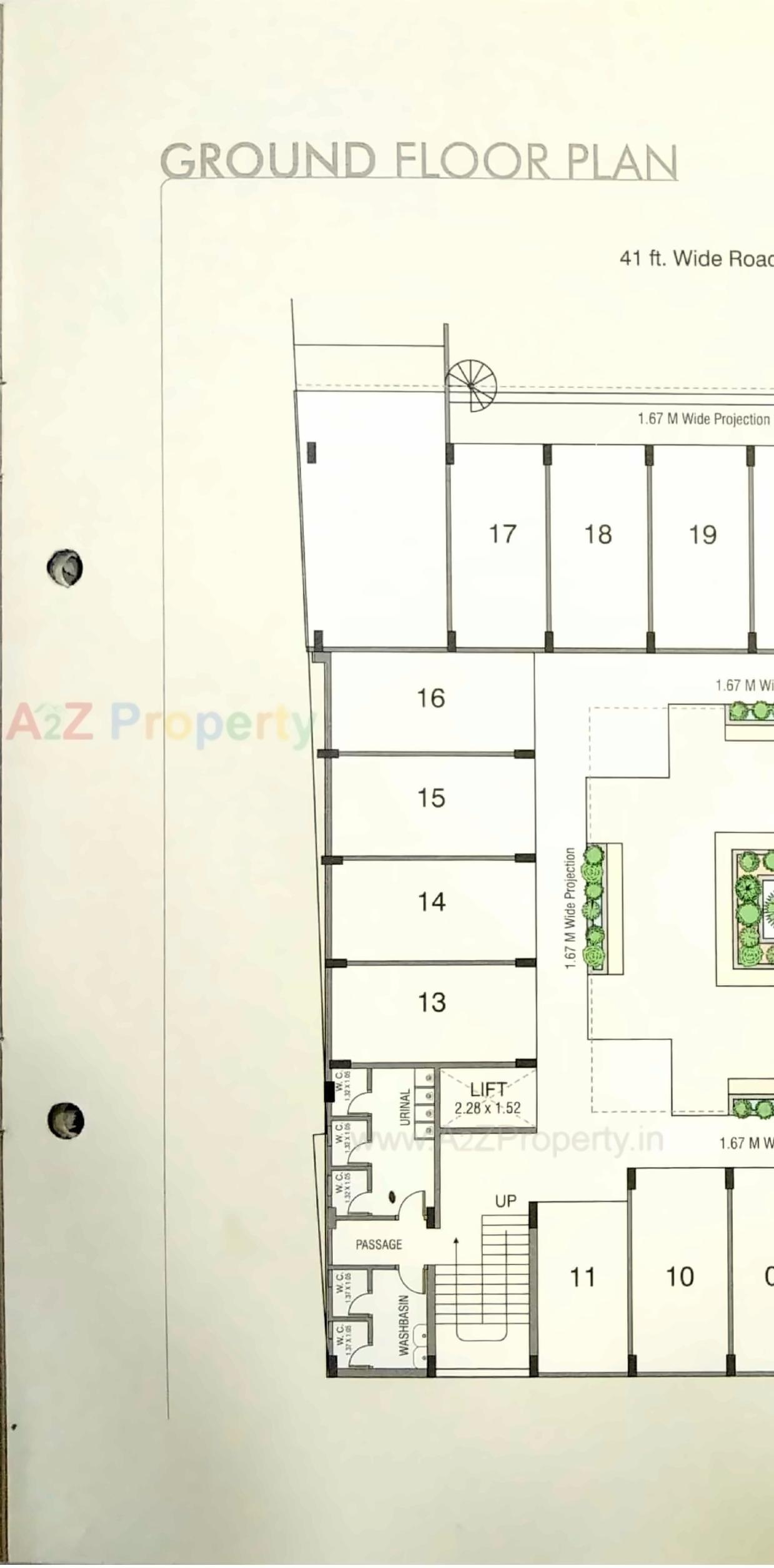 Layout of real estate project Himalaya Avenue located at Palanpur, Banaskantha, Gujarat
