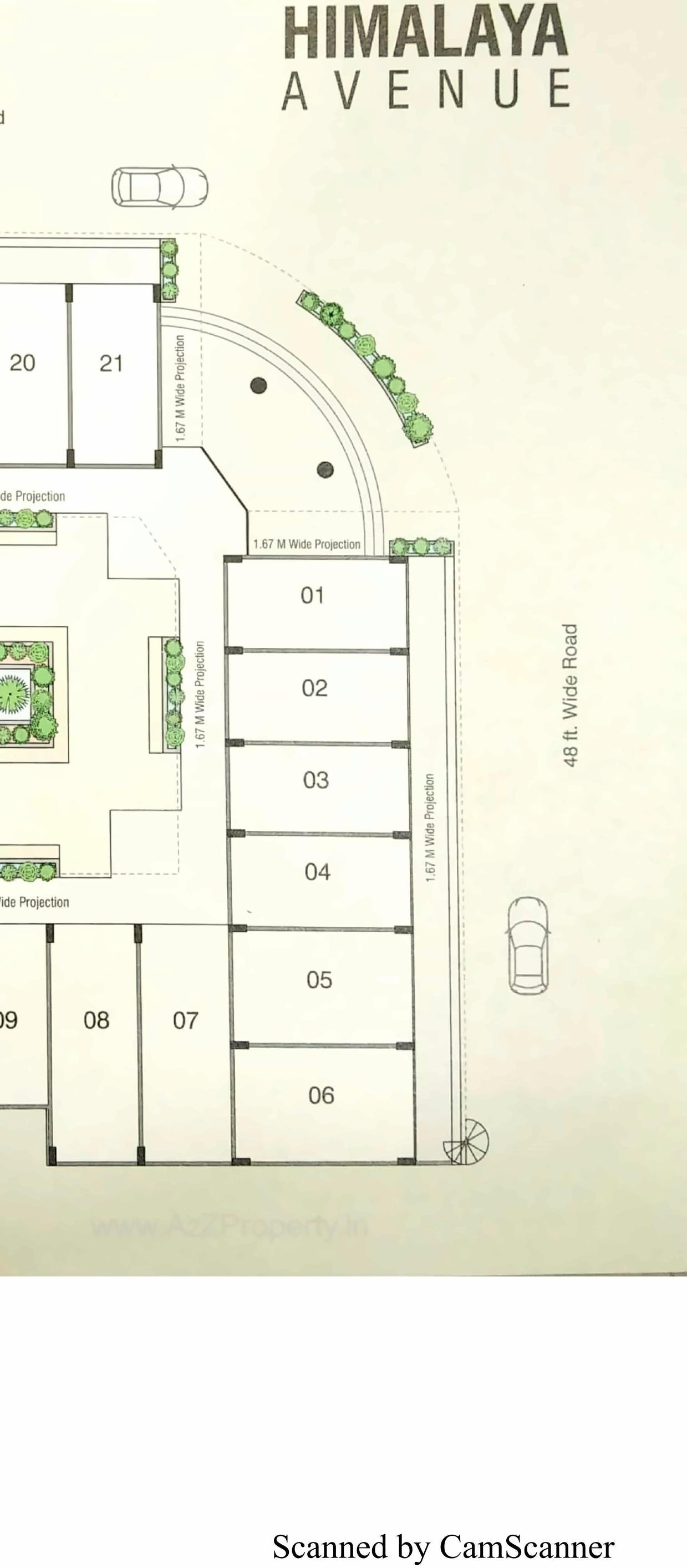 Layout of real estate project Himalaya Avenue located at Palanpur, Banaskantha, Gujarat