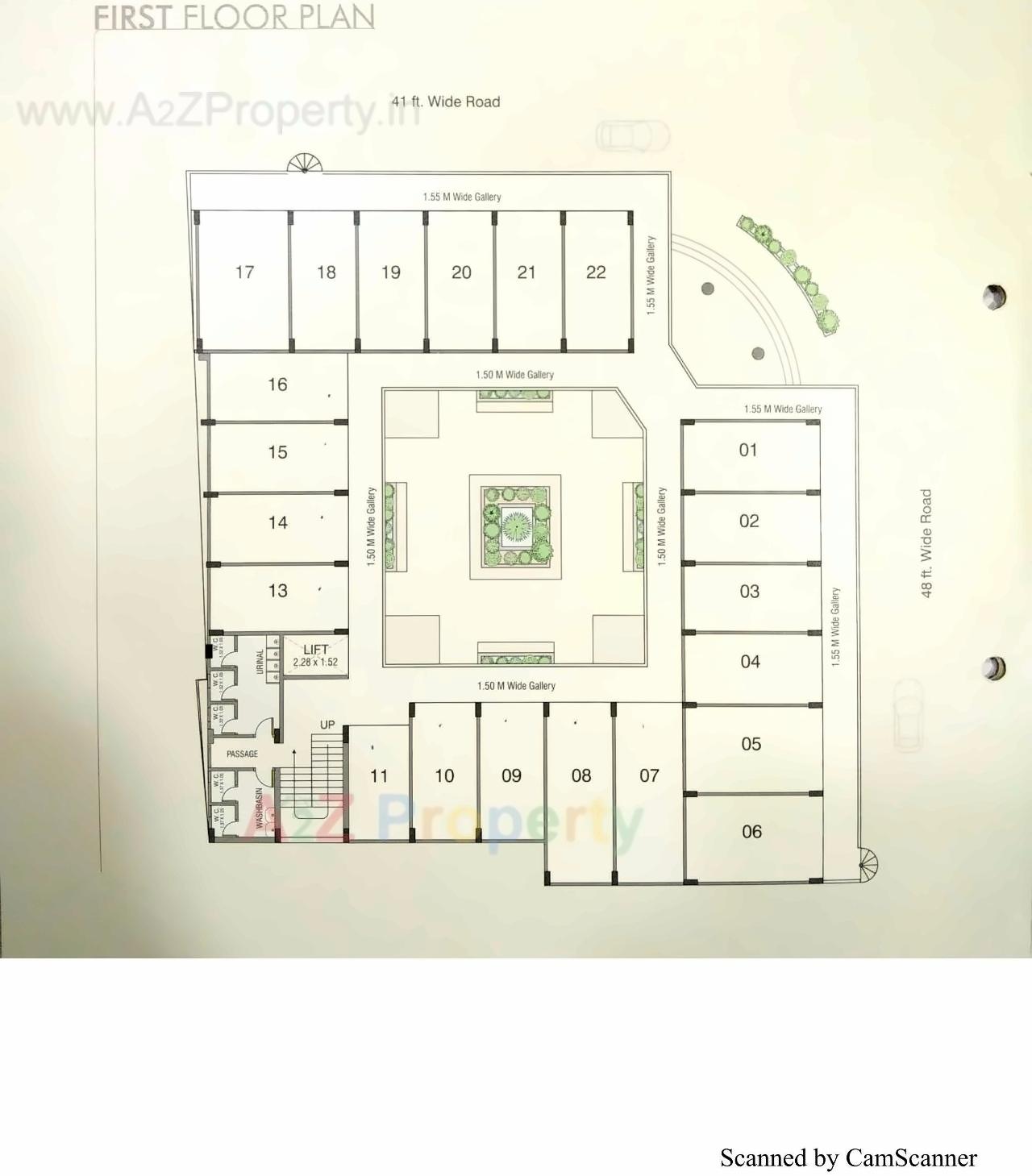 Layout of real estate project Himalaya Avenue located at Palanpur, Banaskantha, Gujarat