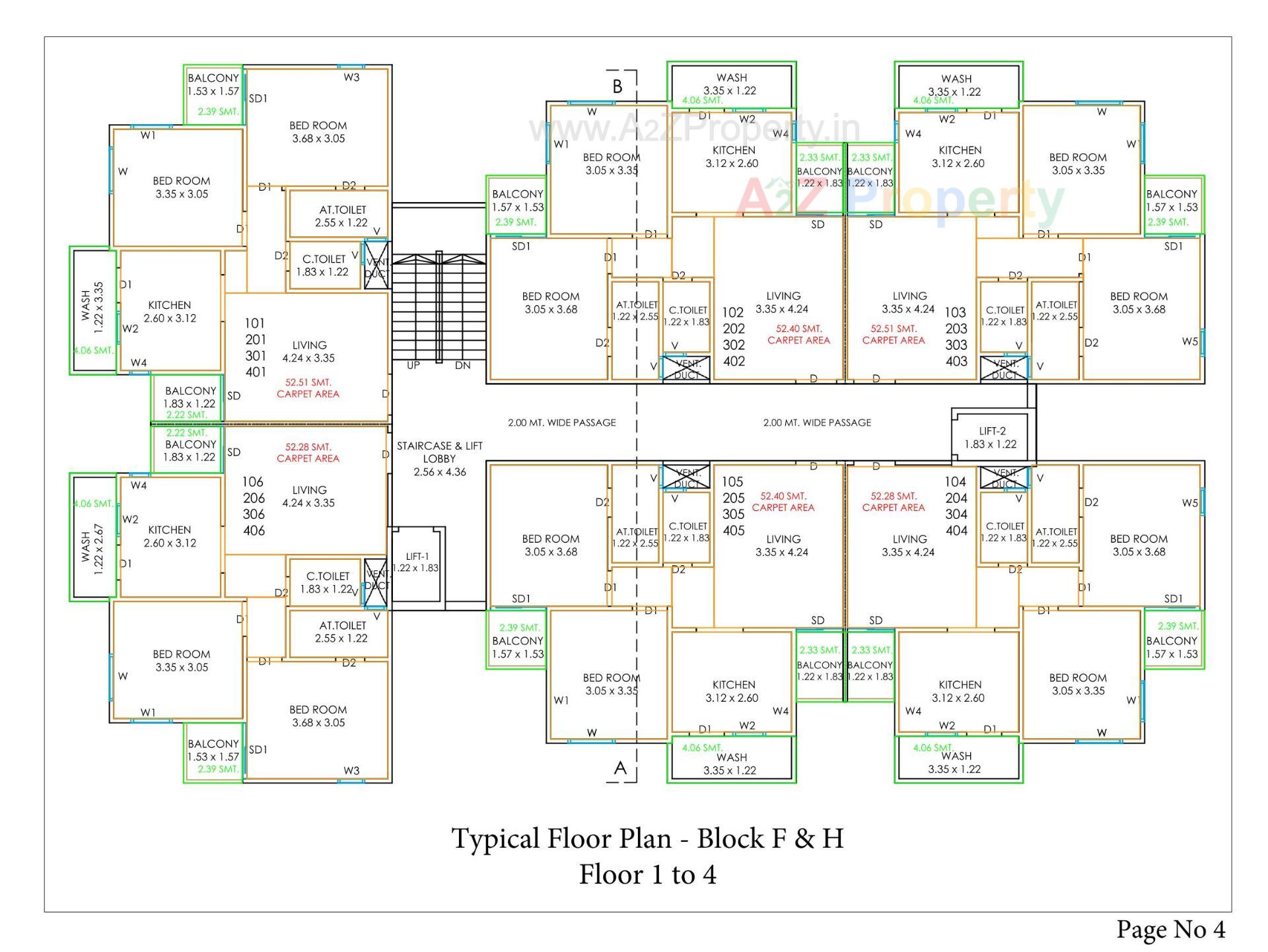 Layout of real estate project Krishna Hill located at Kumbhariya, Banaskantha, Gujarat