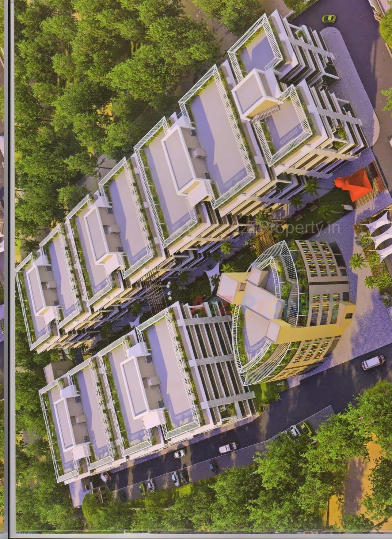 3D Elevation of real estate project Medipolis located at Palanpur, Banaskantha, Gujarat