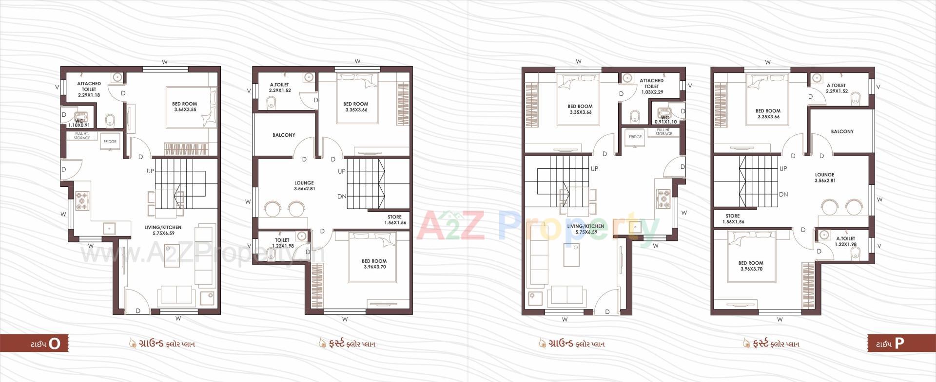 Layout of real estate project Nand Vihar located at Palanpur, Banaskantha, Gujarat
