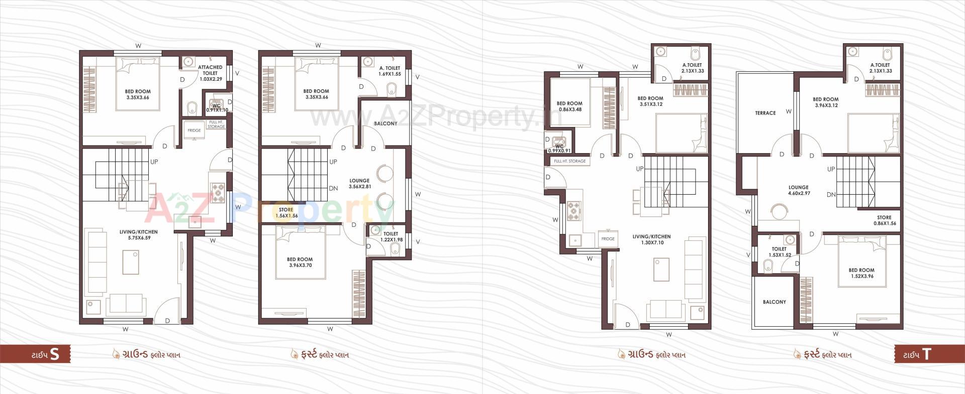 Layout of real estate project Nand Vihar located at Palanpur, Banaskantha, Gujarat