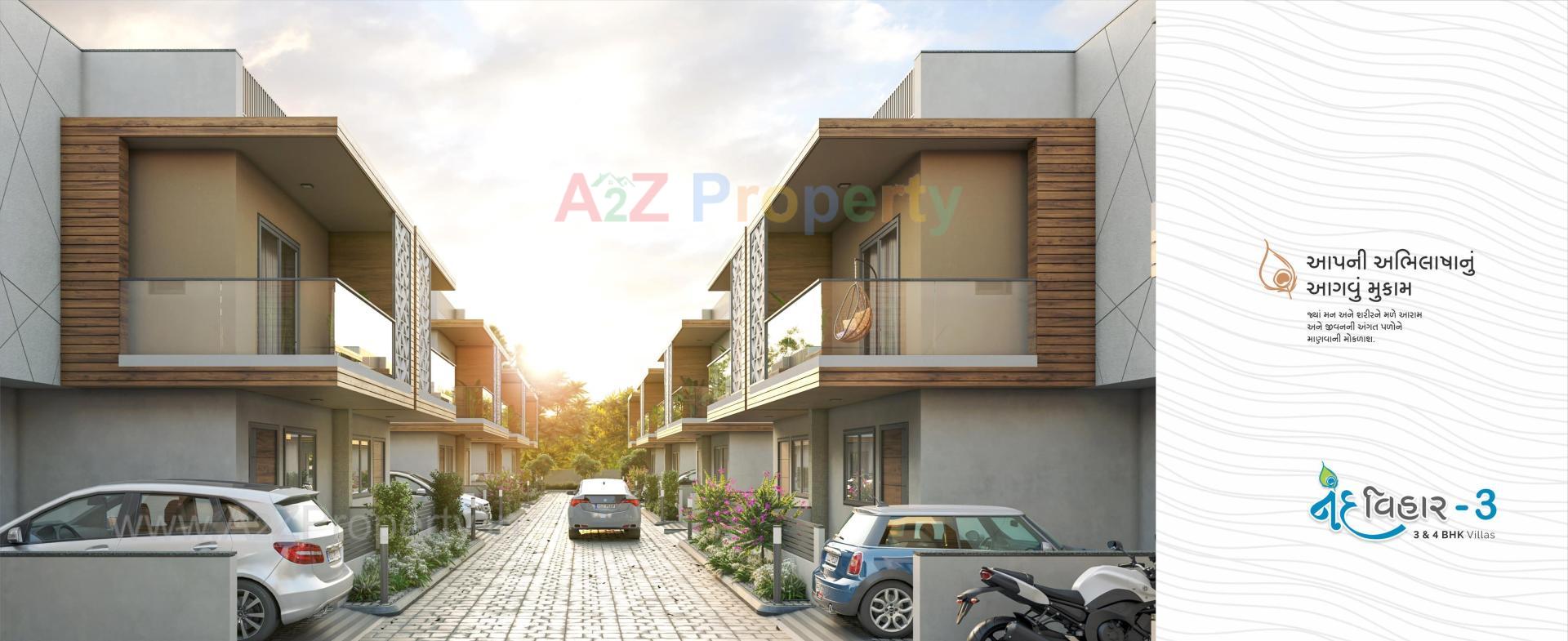3D Elevation of real estate project Nand Vihar located at Palanpur, Banaskantha, Gujarat