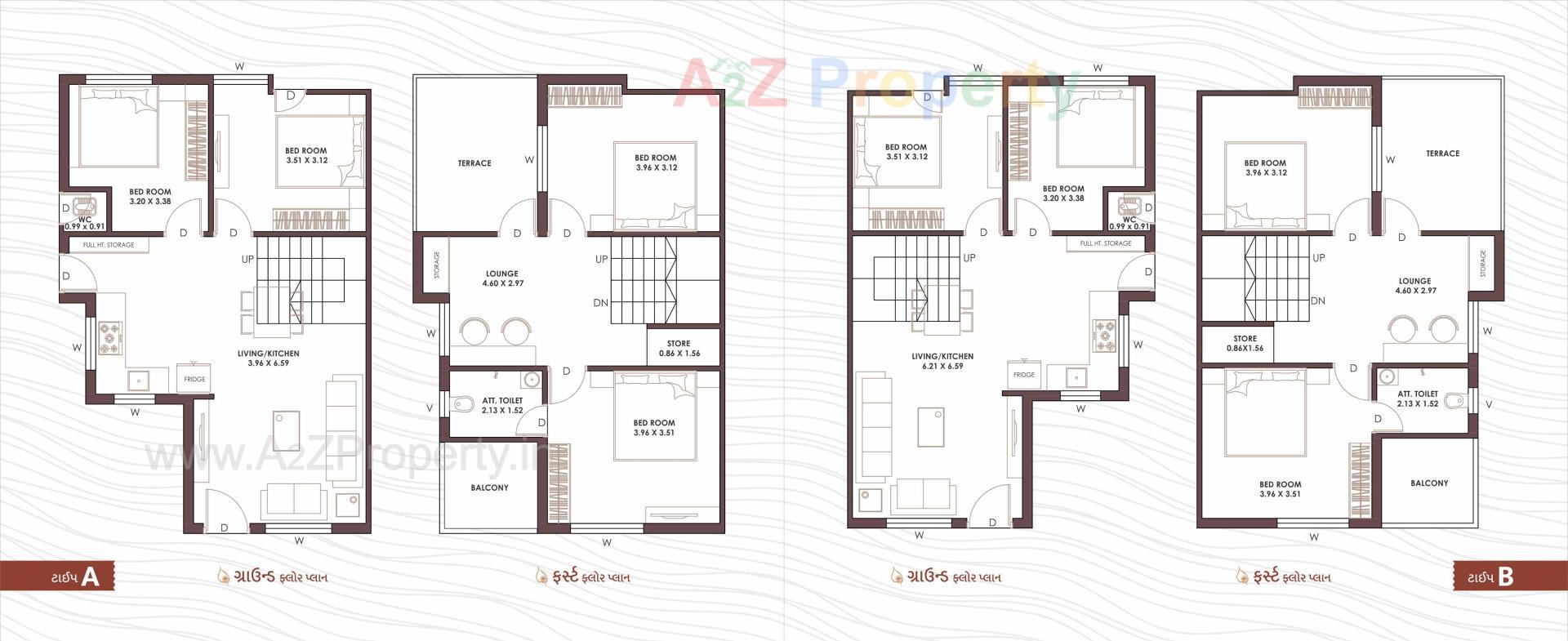 Layout of real estate project Nand Vihar located at Palanpur, Banaskantha, Gujarat