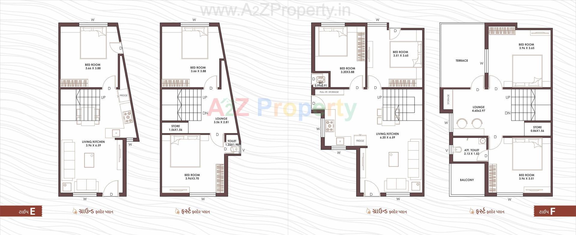 Layout of real estate project Nand Vihar located at Palanpur, Banaskantha, Gujarat