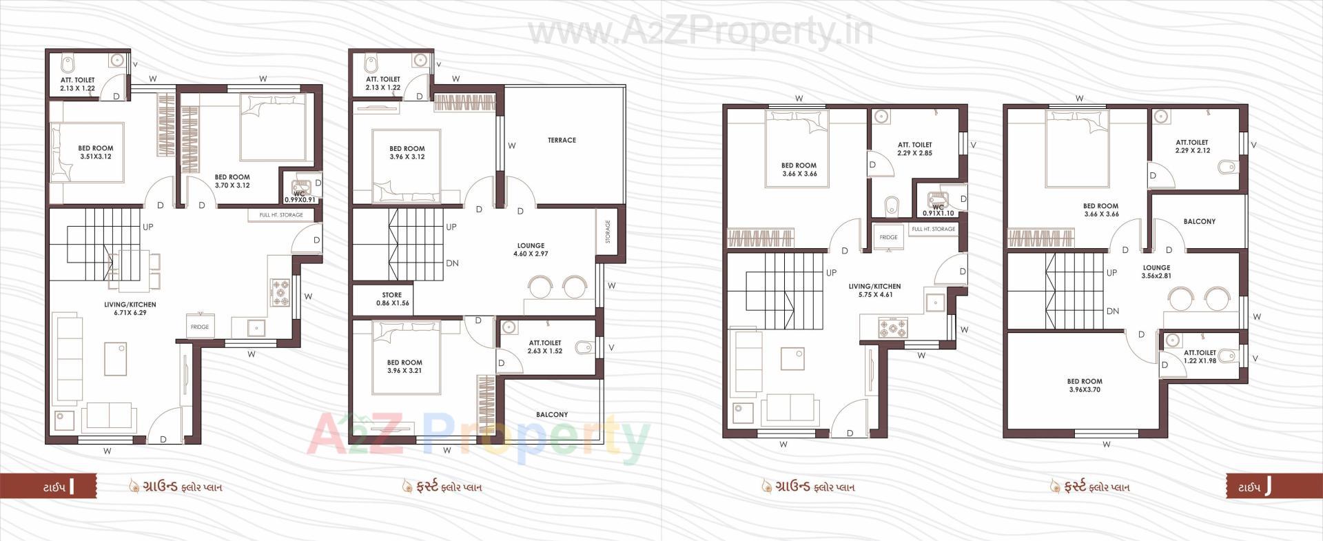 Layout of real estate project Nand Vihar located at Palanpur, Banaskantha, Gujarat