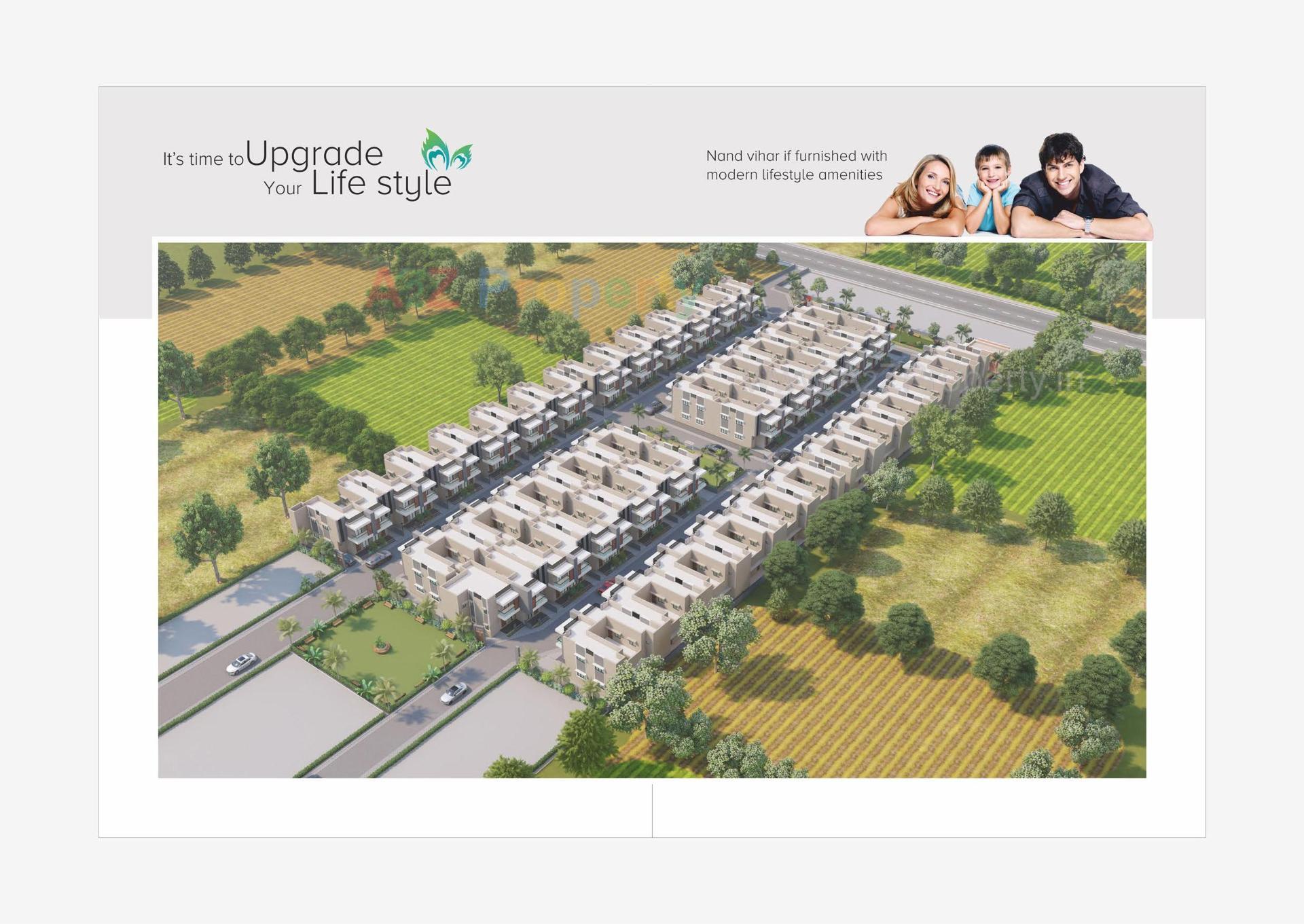 3D Elevation of real estate project Nand Vihar located at Palanpur, Banaskantha, Gujarat