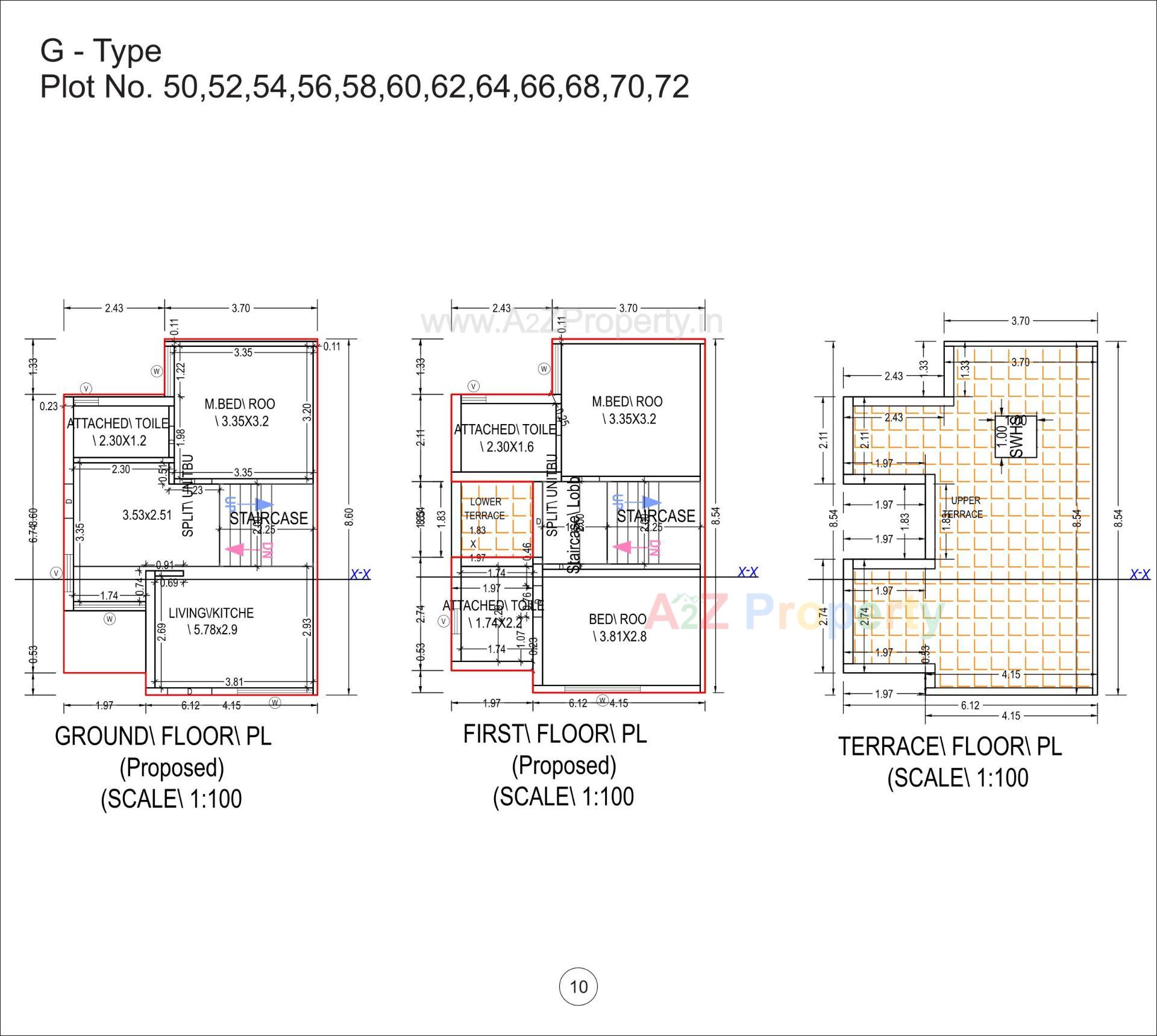 Layout of real estate project Pramukh Greens located at Palanpur, Banaskantha, Gujarat