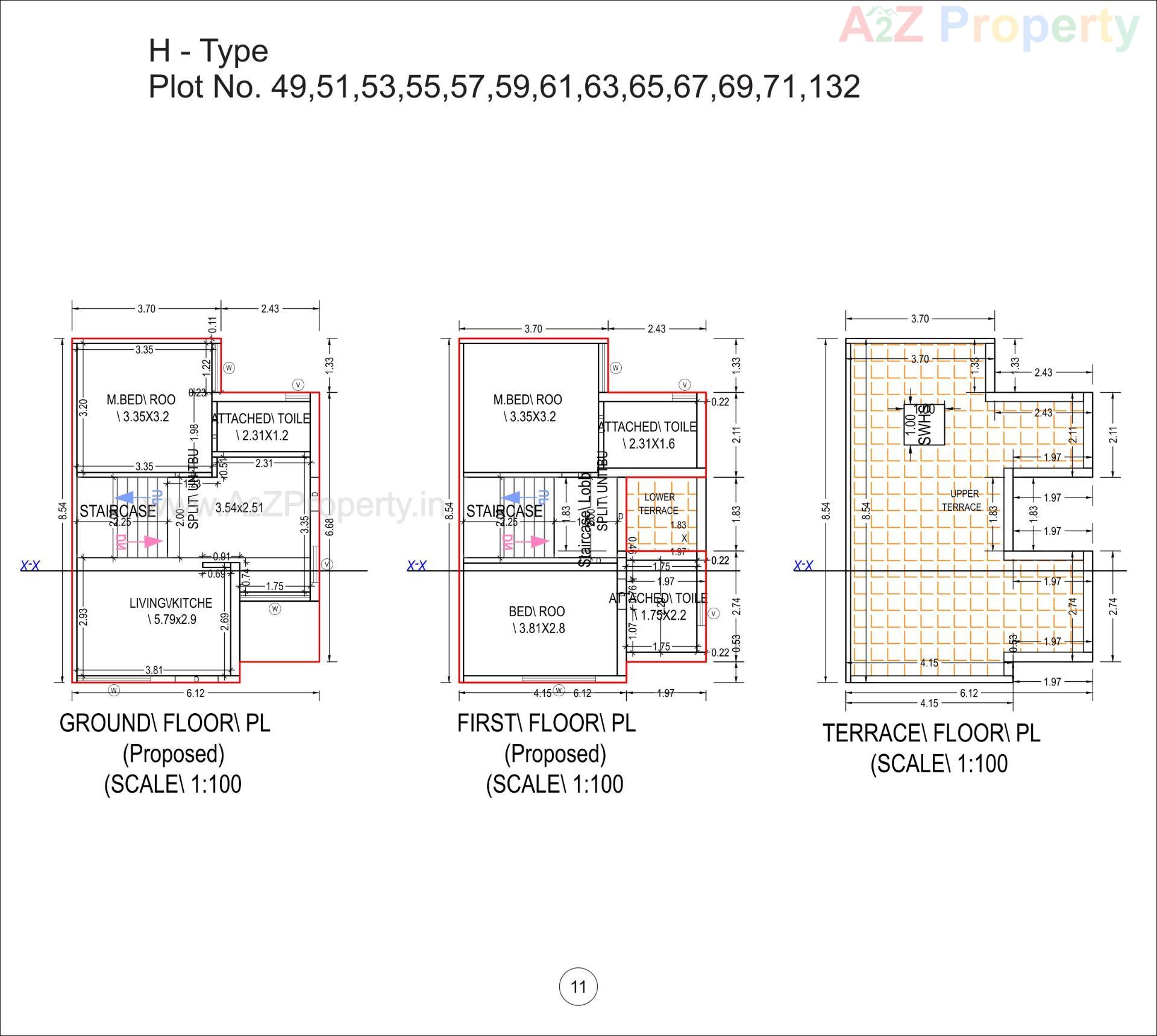 Layout of real estate project Pramukh Greens located at Palanpur, Banaskantha, Gujarat