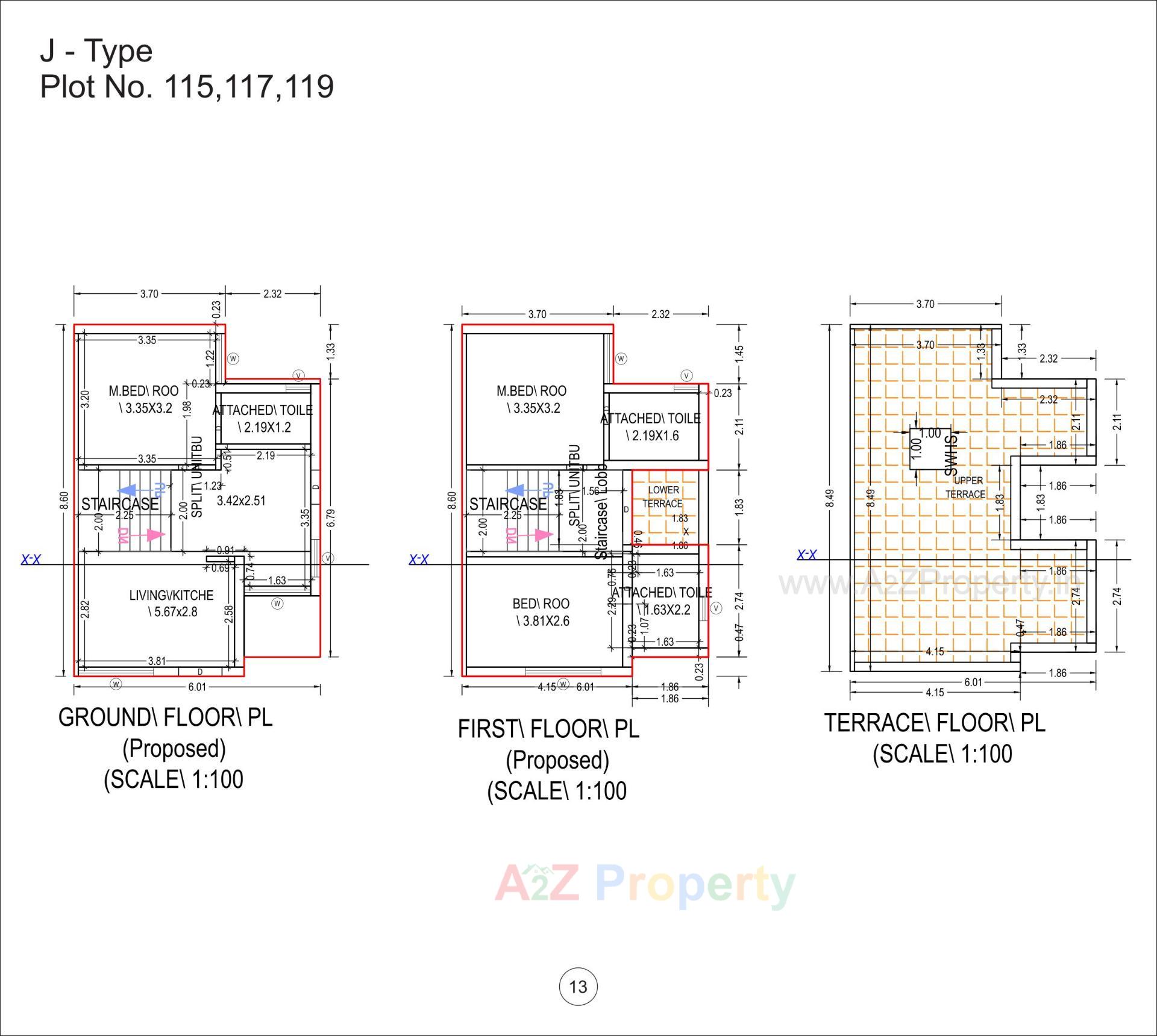 Layout of real estate project Pramukh Greens located at Palanpur, Banaskantha, Gujarat