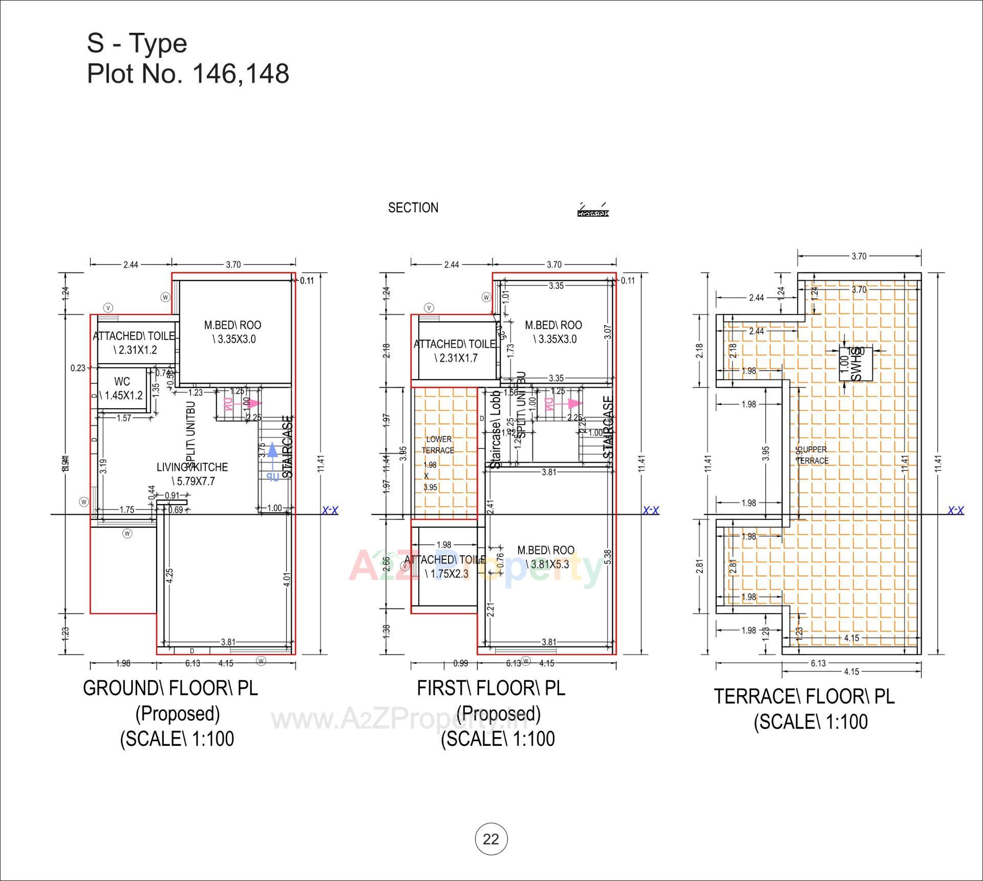 Layout of real estate project Pramukh Greens located at Palanpur, Banaskantha, Gujarat