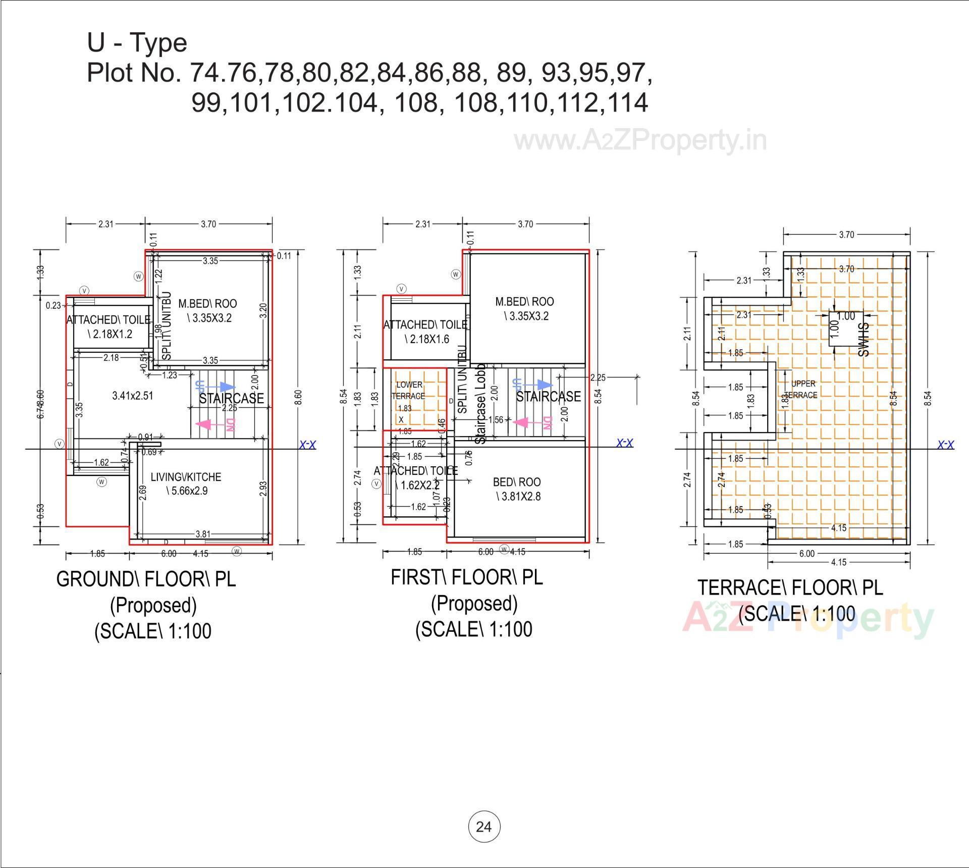 Layout of real estate project Pramukh Greens located at Palanpur, Banaskantha, Gujarat