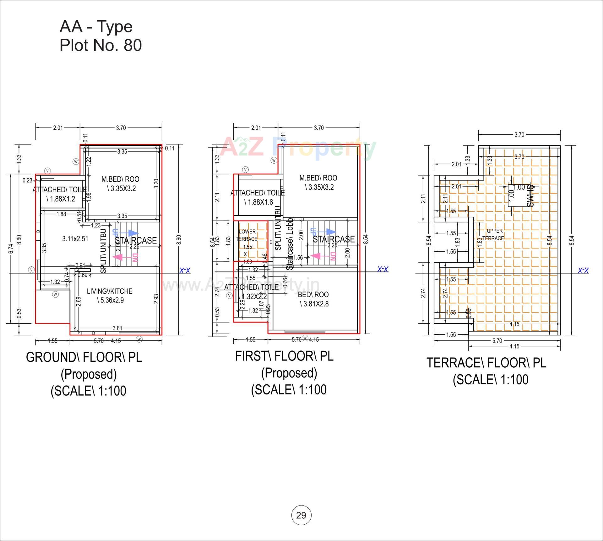 Layout of real estate project Pramukh Greens located at Palanpur, Banaskantha, Gujarat