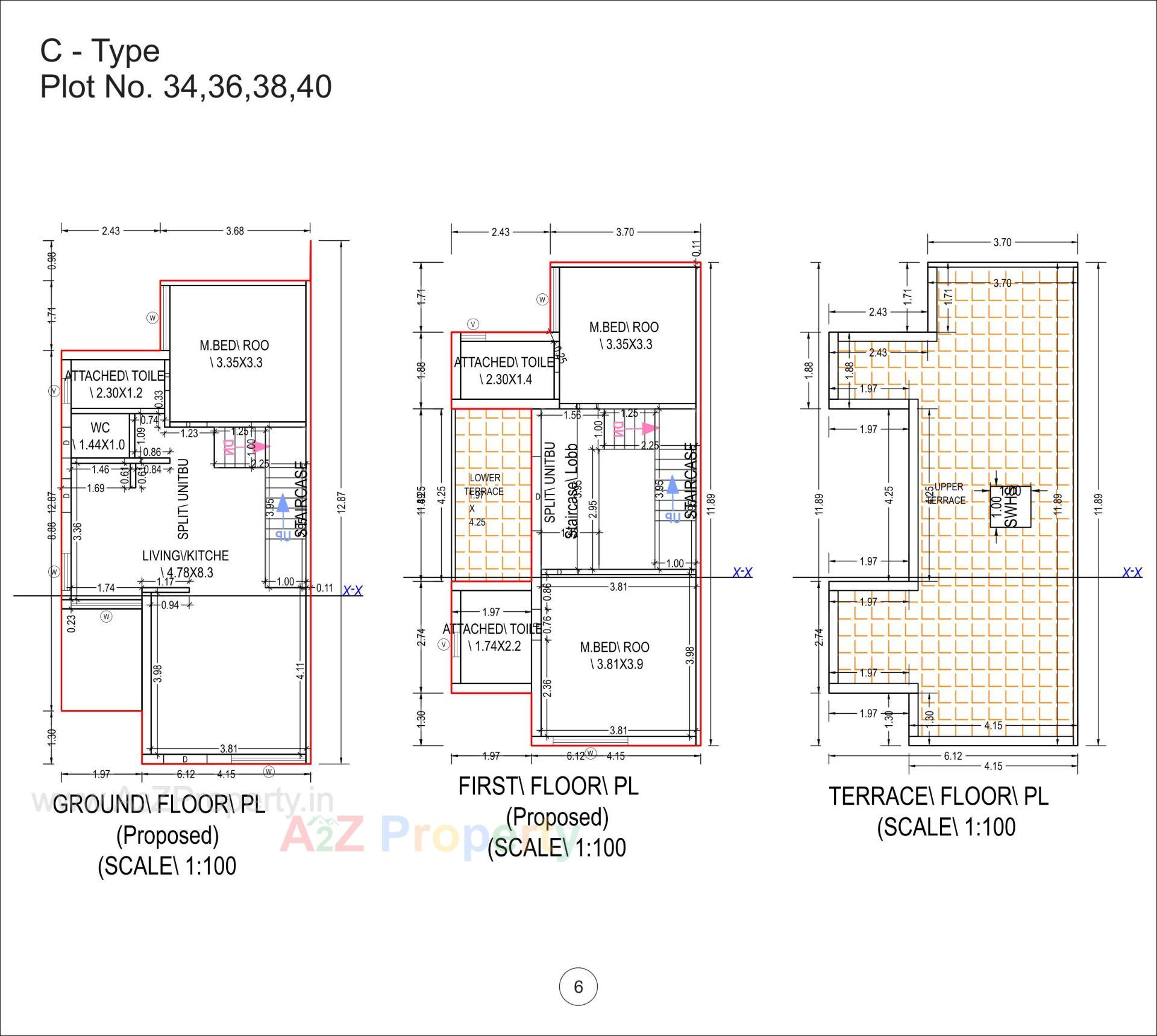 Layout of real estate project Pramukh Greens located at Palanpur, Banaskantha, Gujarat