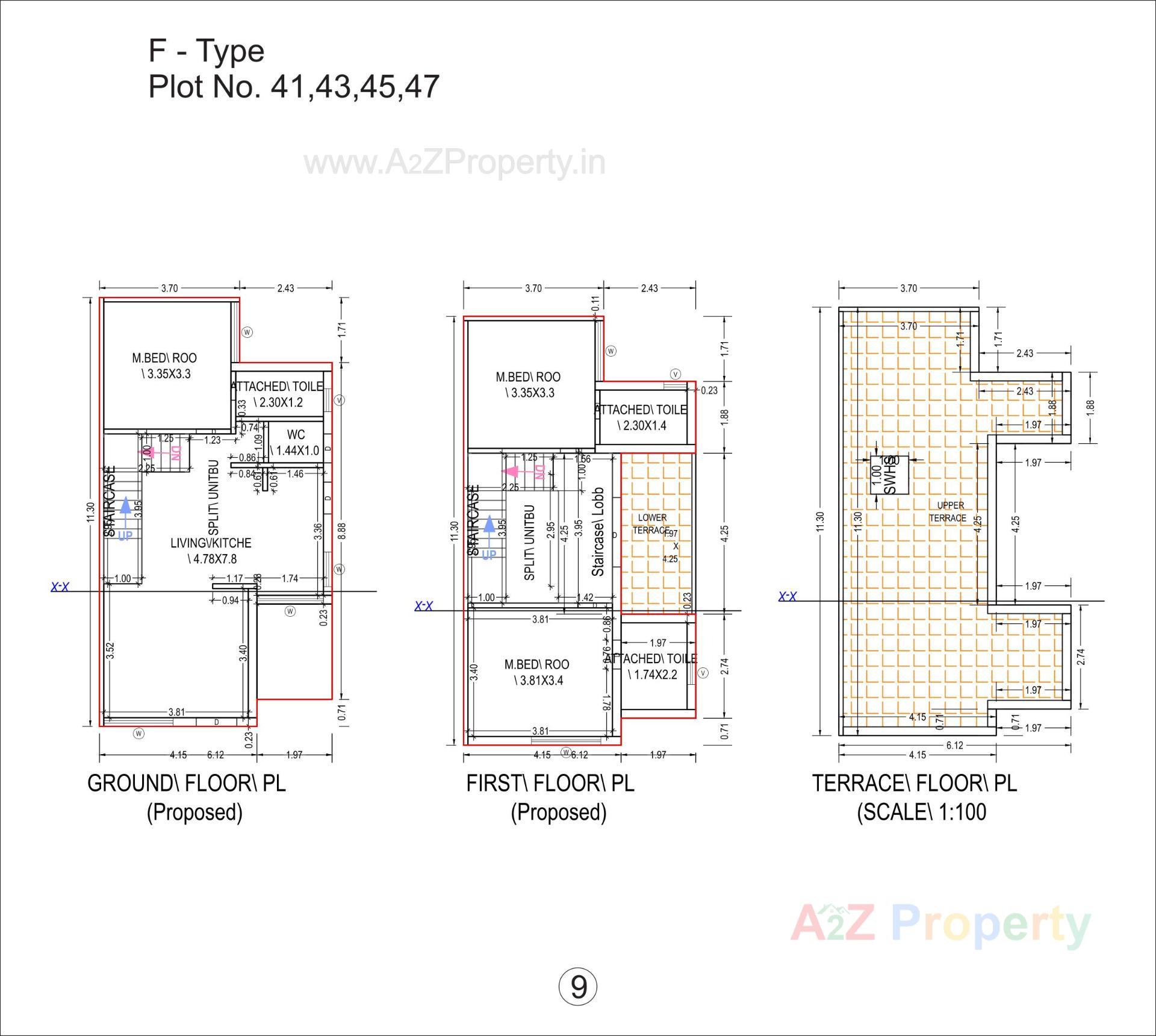 Layout of real estate project Pramukh Greens located at Palanpur, Banaskantha, Gujarat