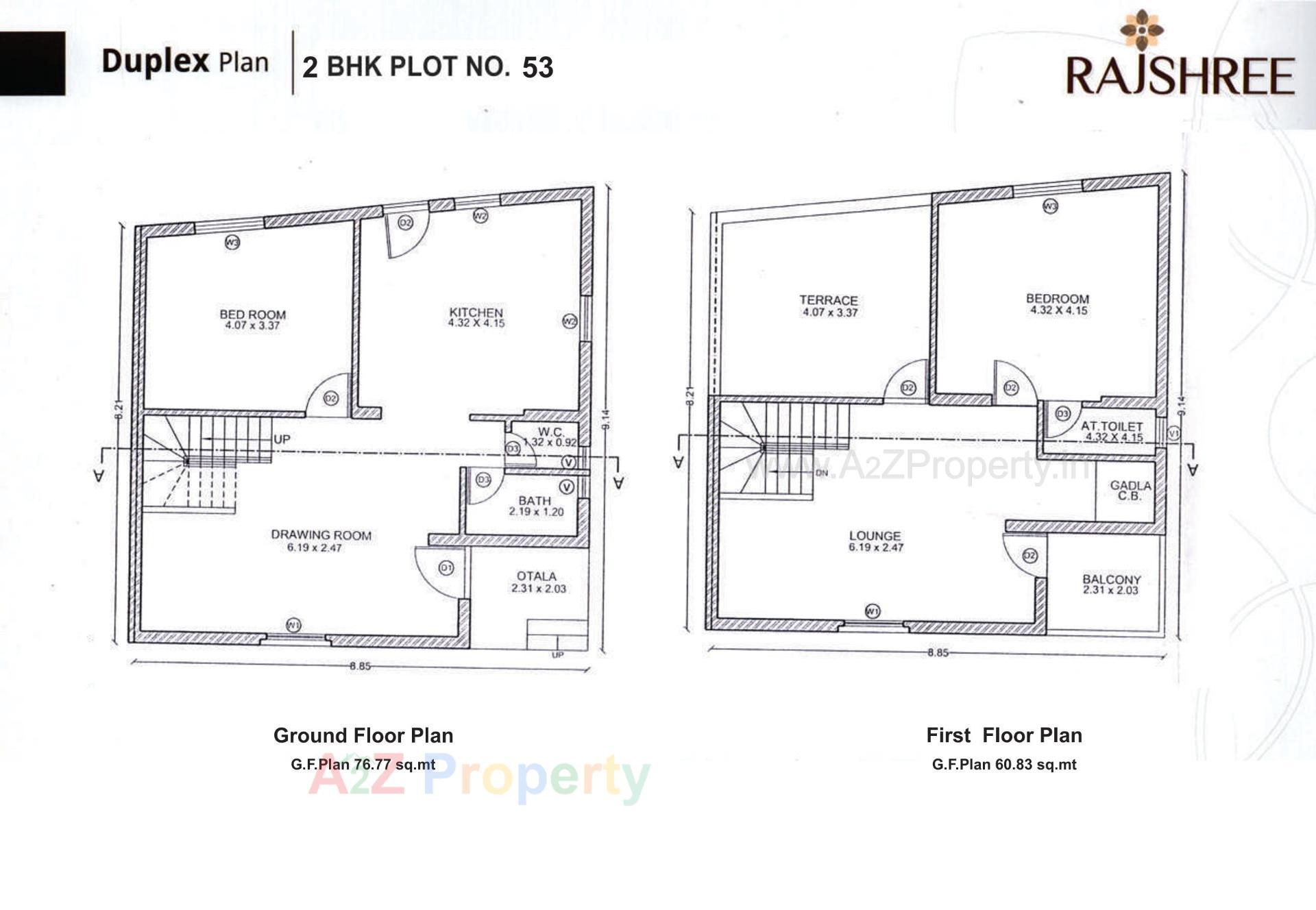Layout of real estate project Rajshree located at Banaskantha, Banaskantha, Gujarat