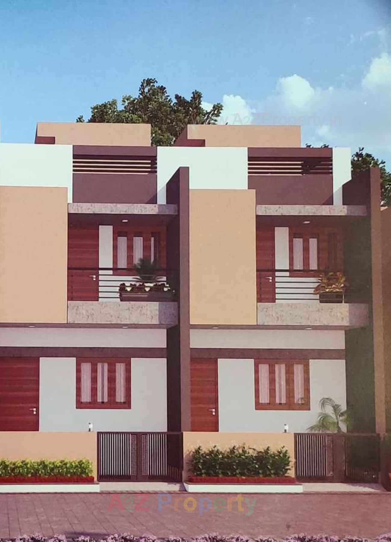 3D Elevation of real estate project Rajshree located at Banaskantha, Banaskantha, Gujarat