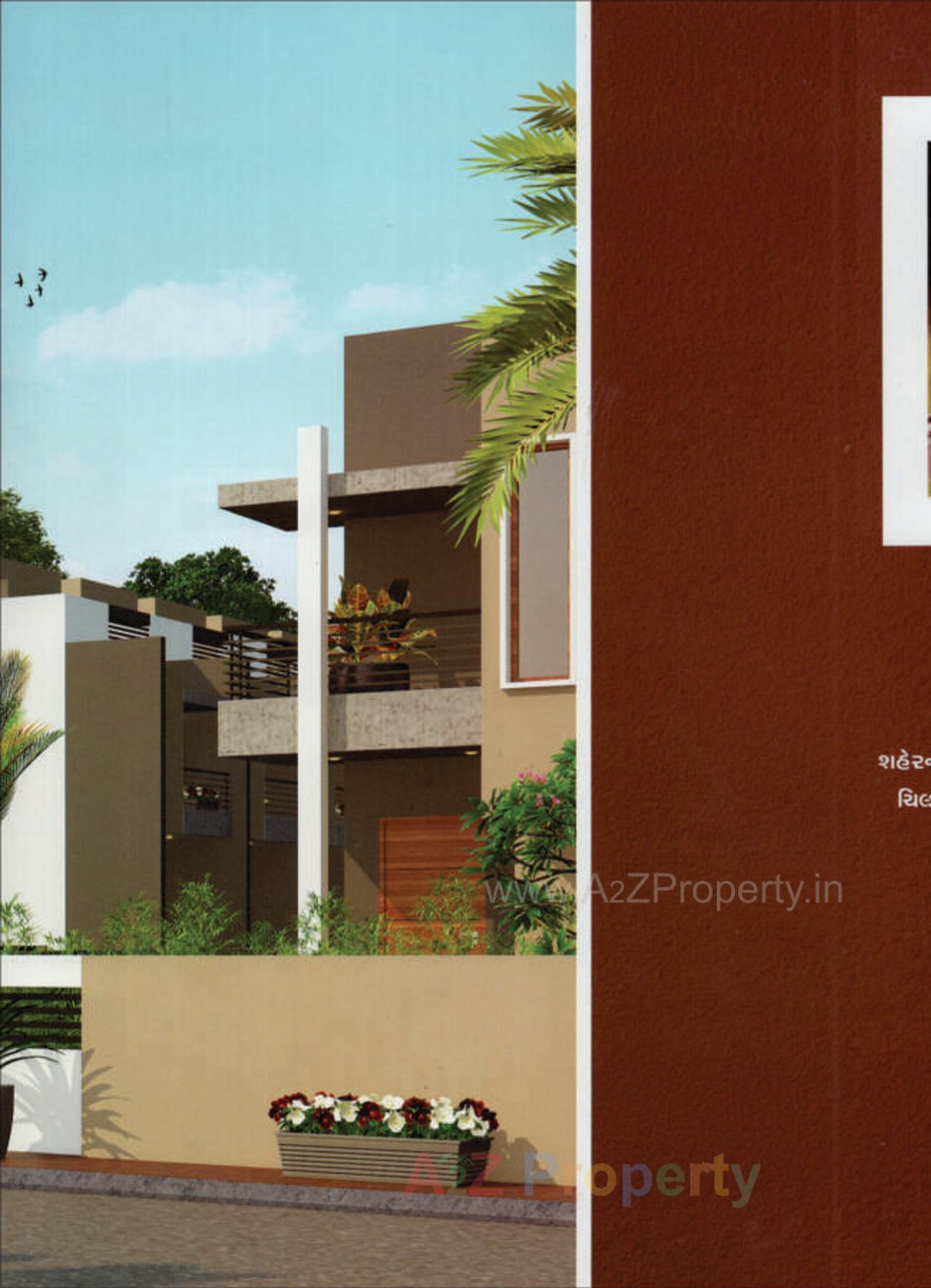 3D Elevation of real estate project Rajshree located at Banaskantha, Banaskantha, Gujarat