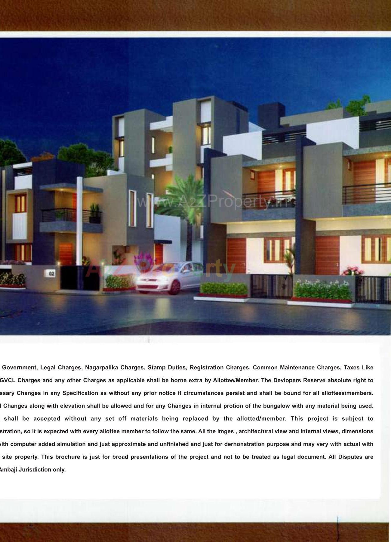 3D Elevation of real estate project Rajshree located at Banaskantha, Banaskantha, Gujarat