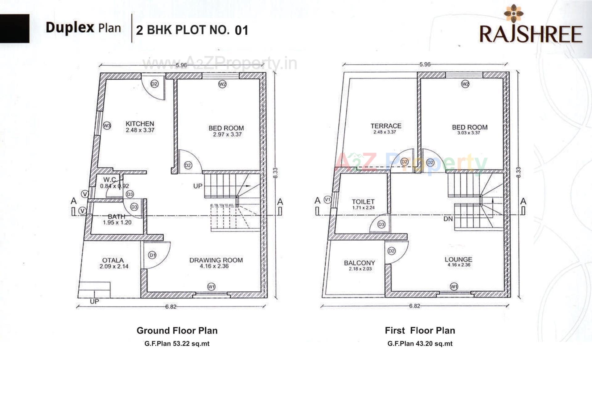 Layout of real estate project Rajshree located at Banaskantha, Banaskantha, Gujarat