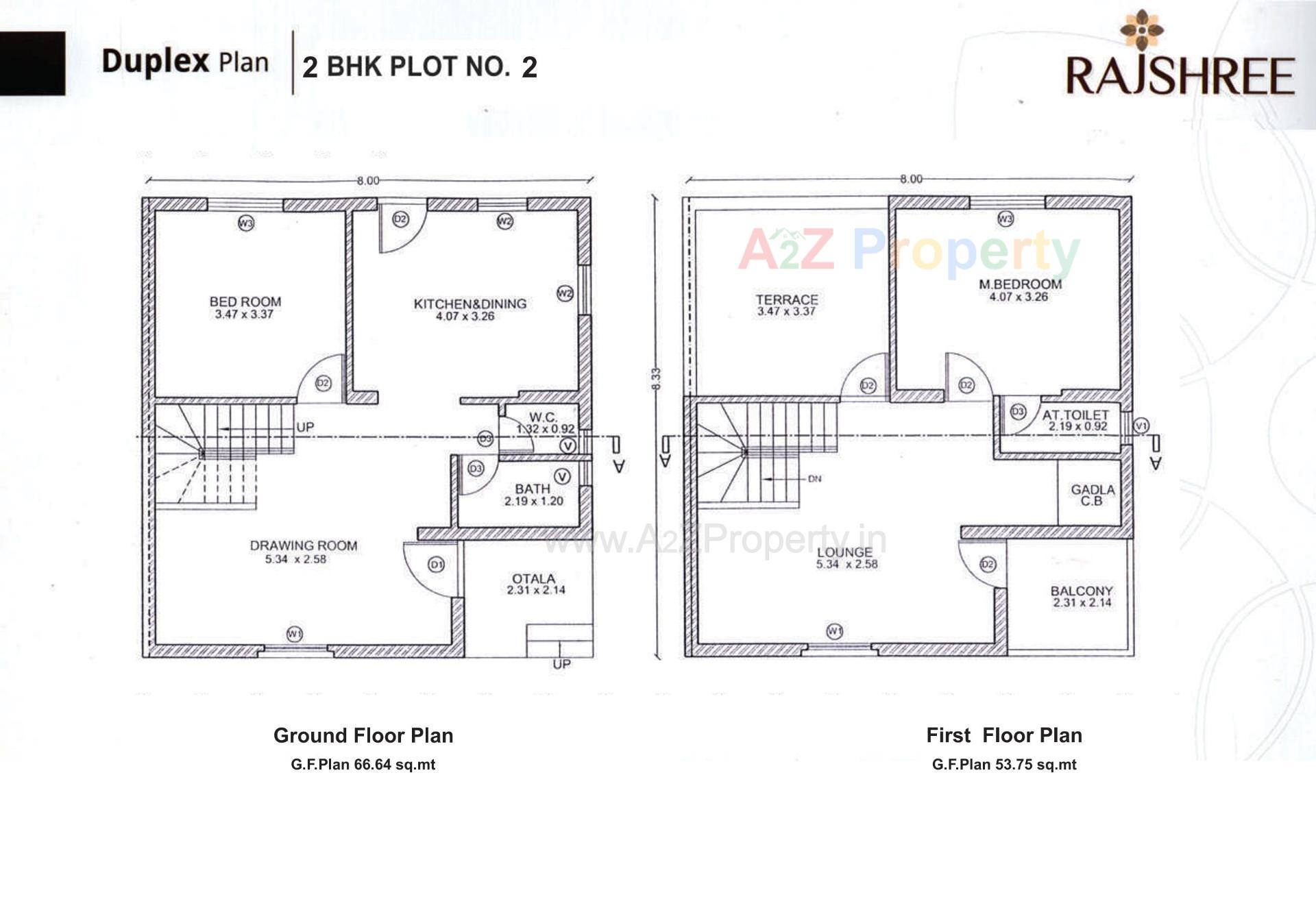 Layout of real estate project Rajshree located at Banaskantha, Banaskantha, Gujarat